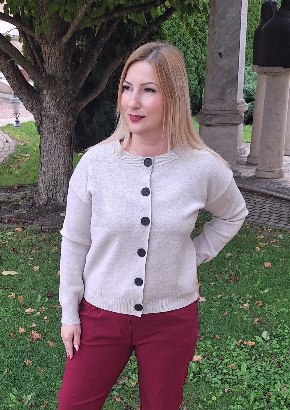 Puha kardigán