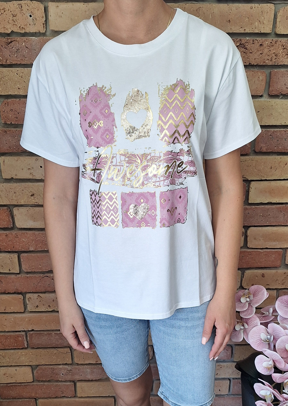 Mintás póló L-XL