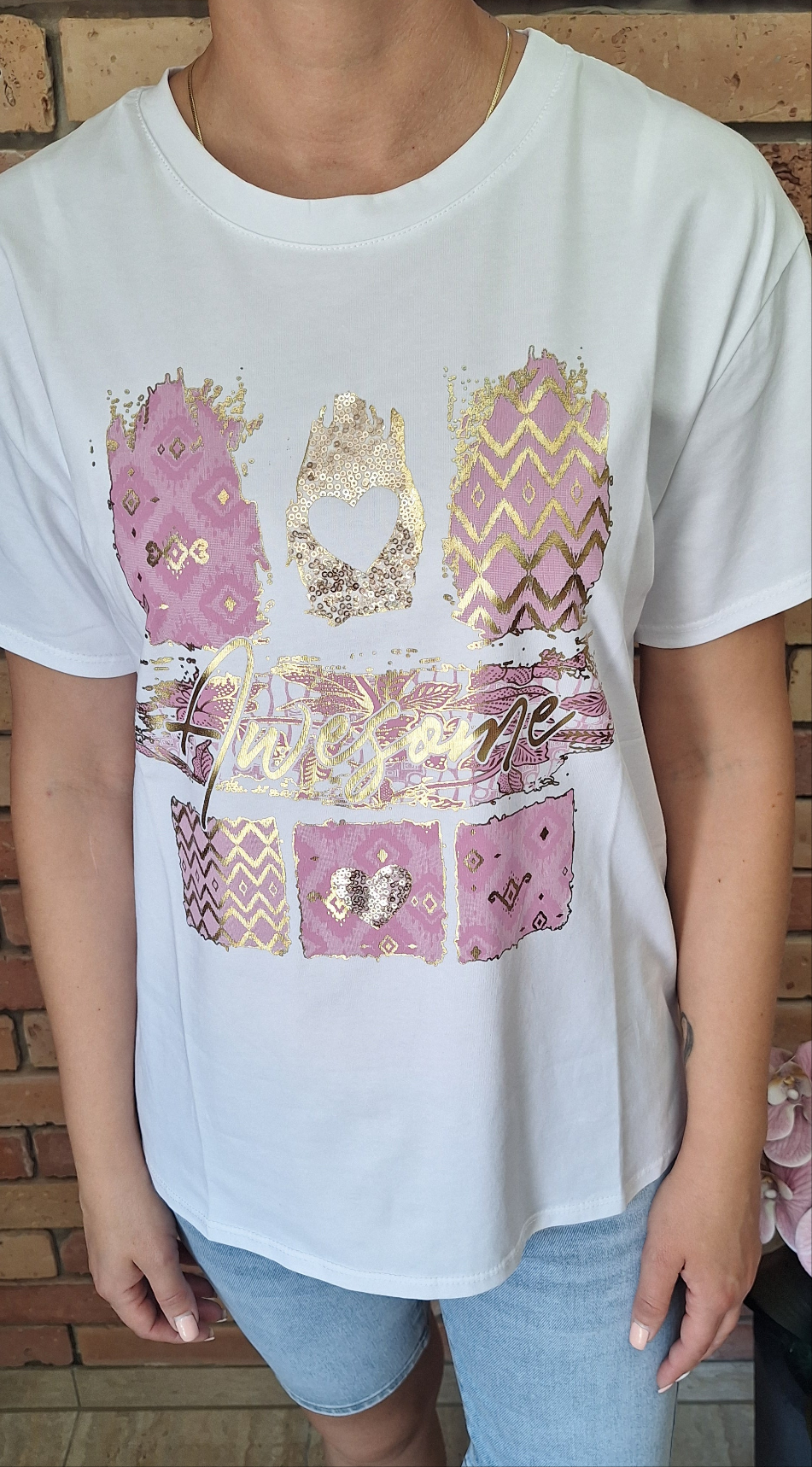 Mintás póló L-XL