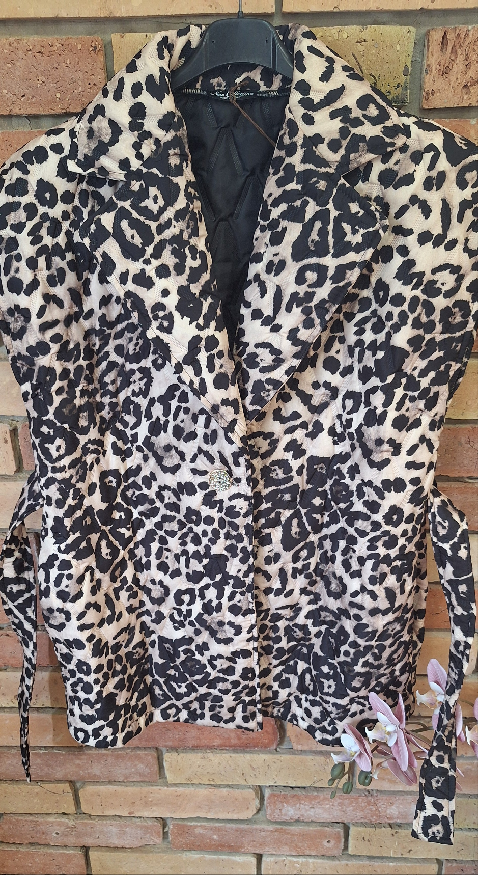 Ocelot mintás mellény