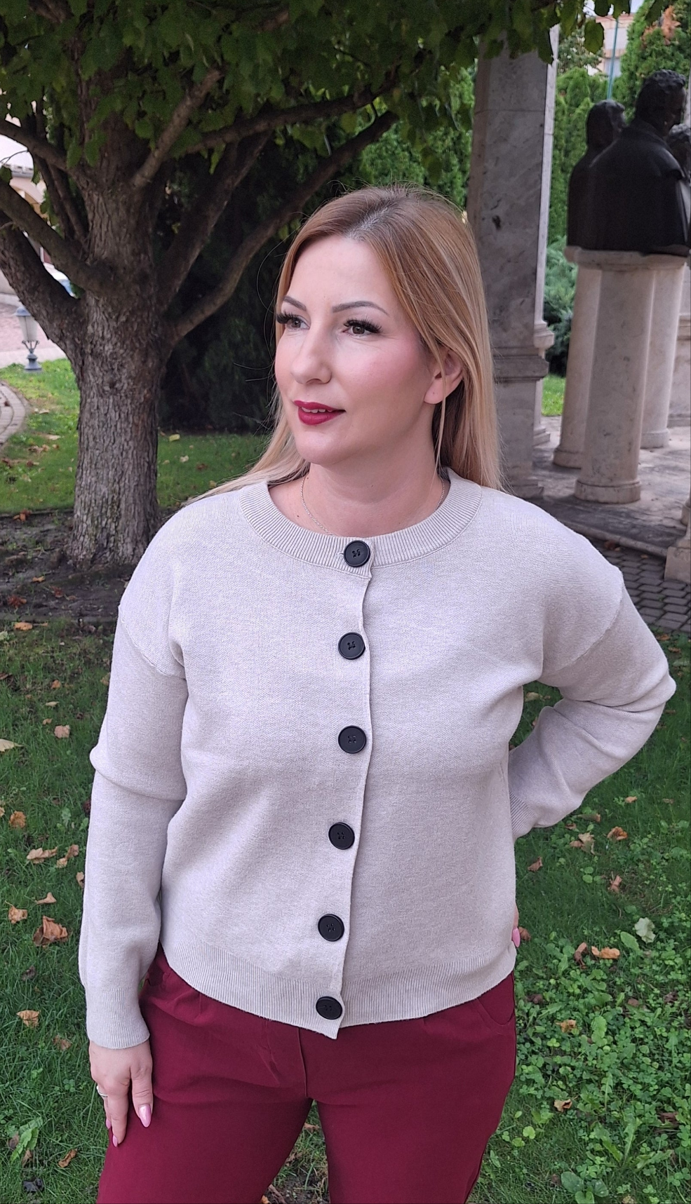 Puha kardigán