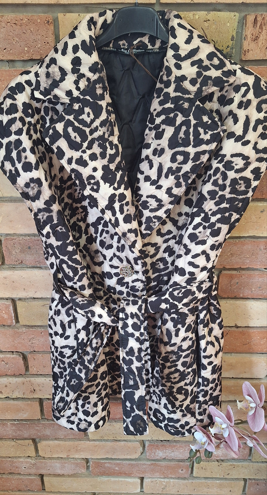 Ocelot mintás mellény