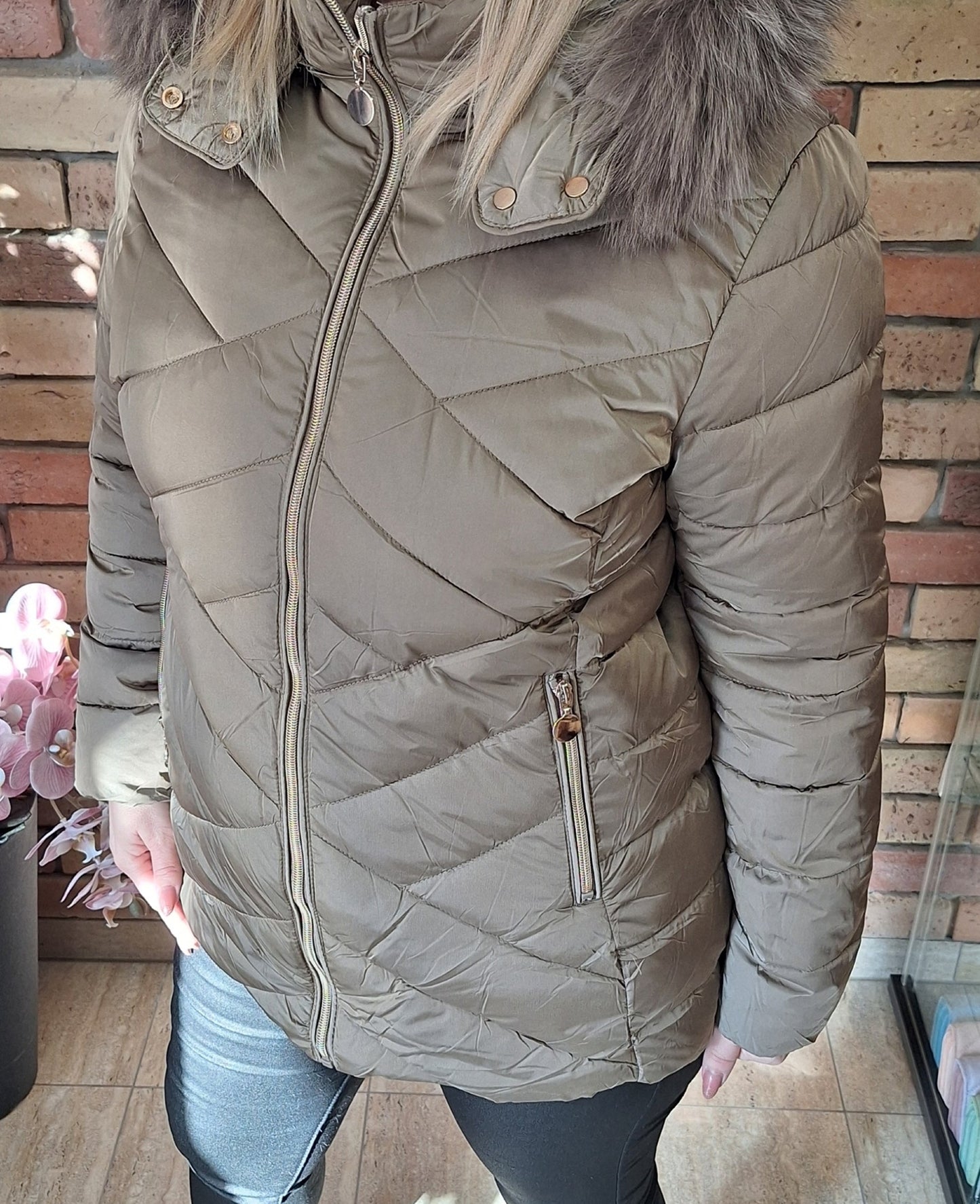 Karamell steppelt kabát