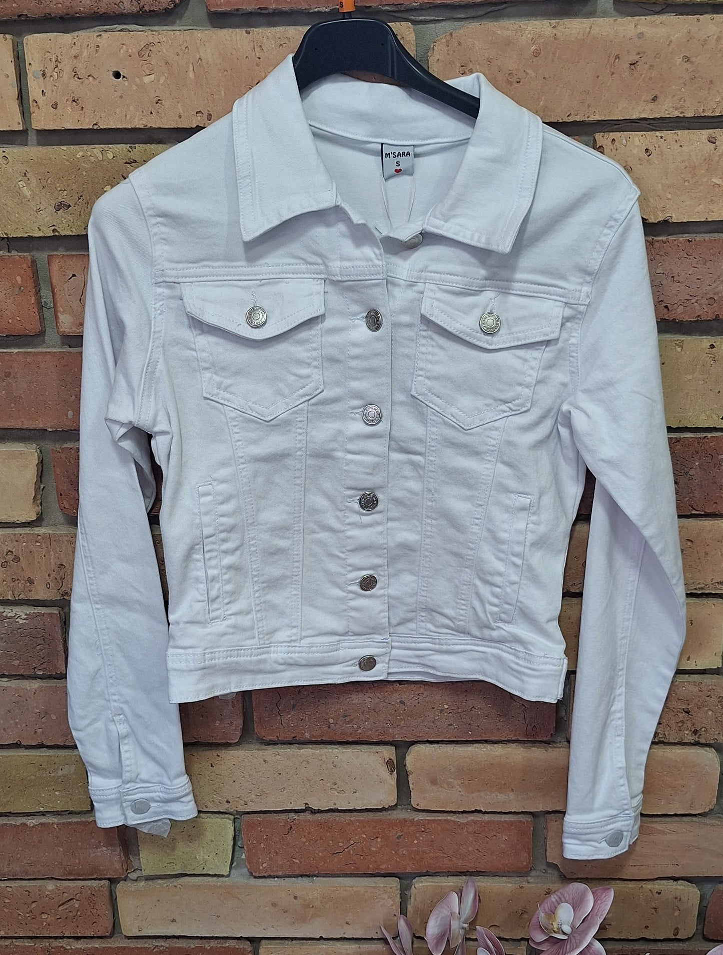 Fehér farmer dzseki (S-6XL)