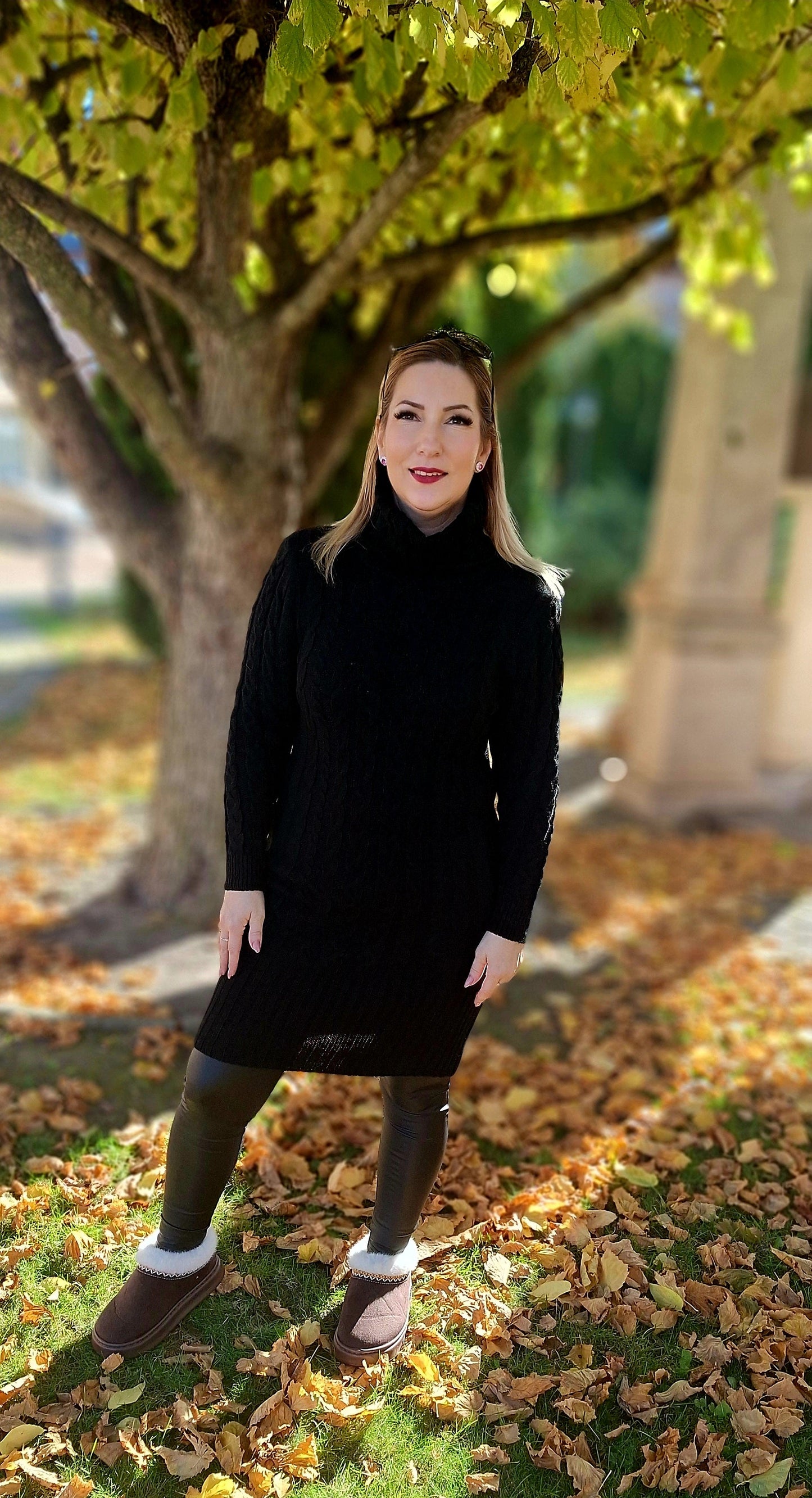 Kötött garbós tunika