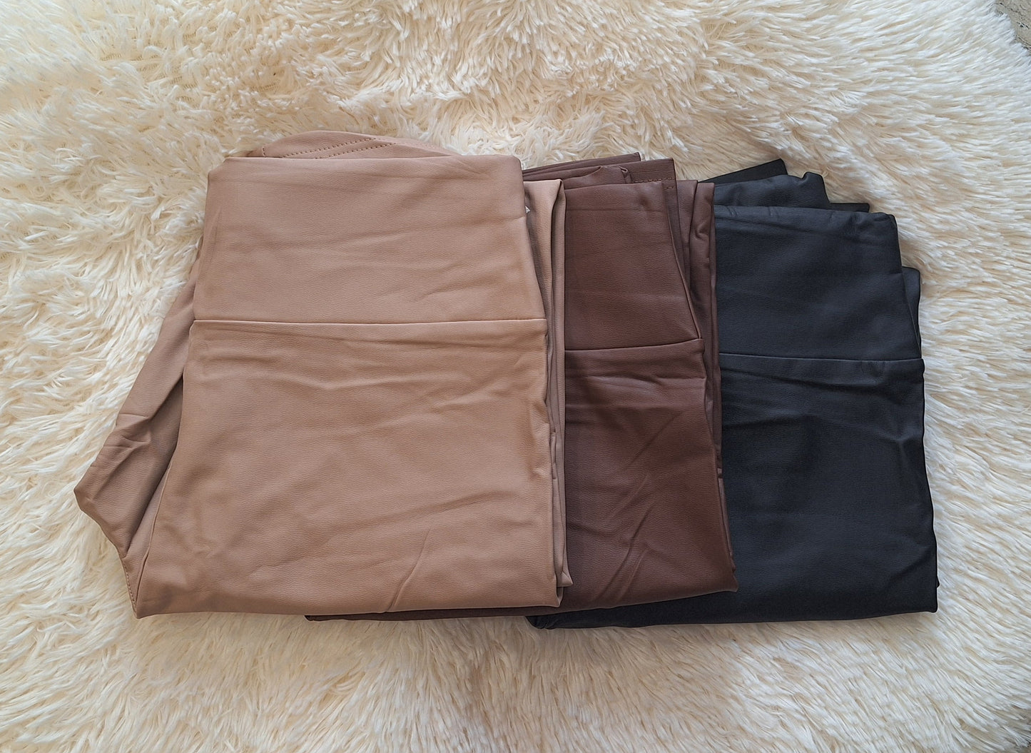 Bőrhatású leggings, enyhén bélelt! (2Xl-5XL)