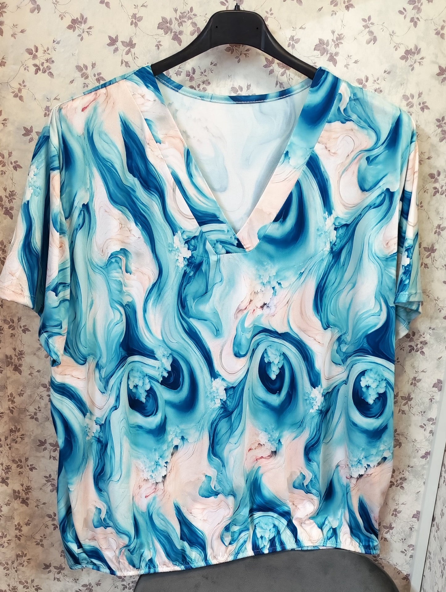 AURORA Gumis aljú felső (L-XL-XXL)