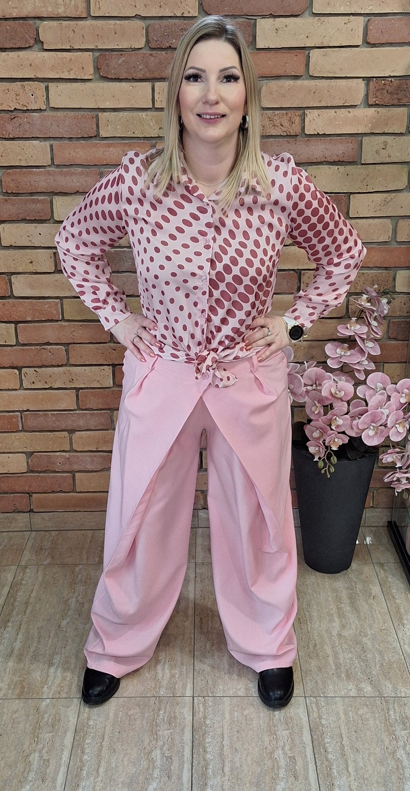 Átlapolt tavaszi nadrág