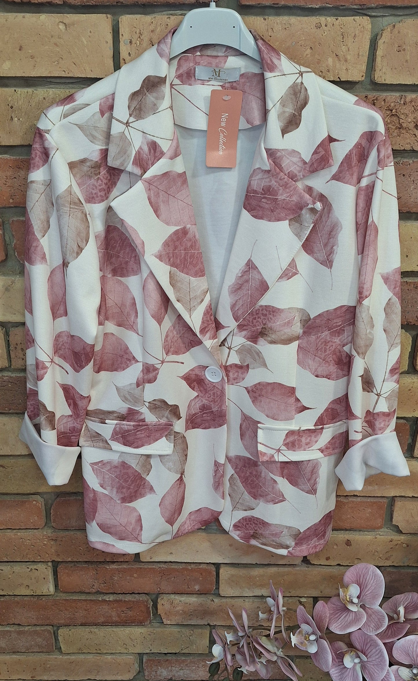 Pamut mintás blézer (M-XXL)