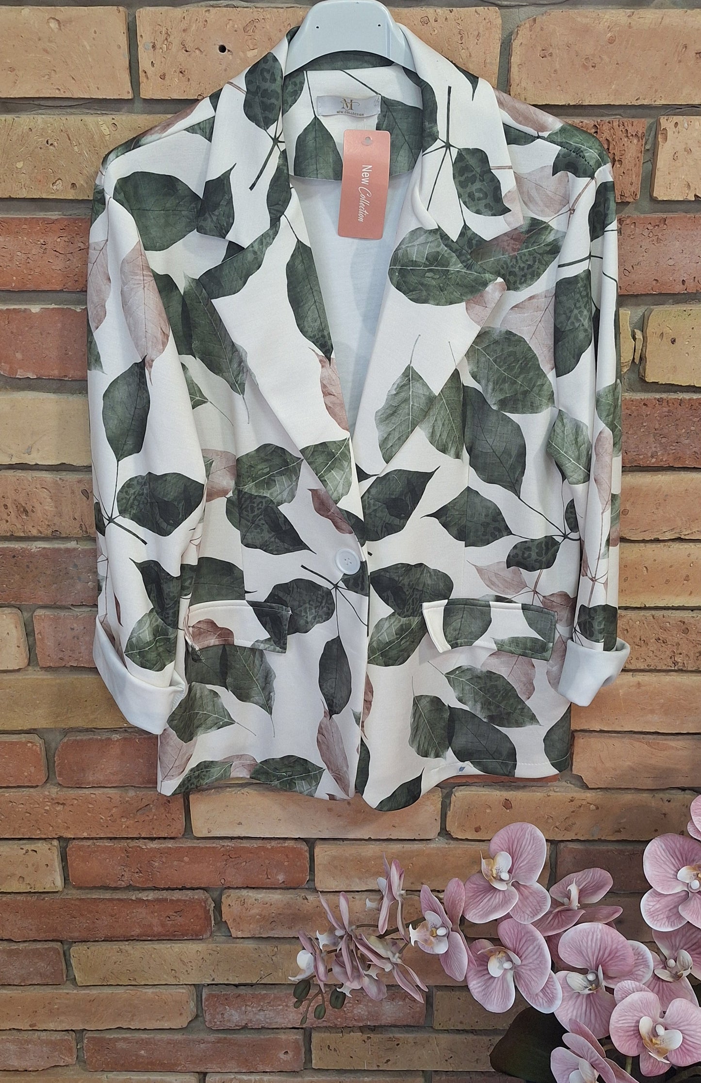 Pamut mintás blézer (M-XXL)