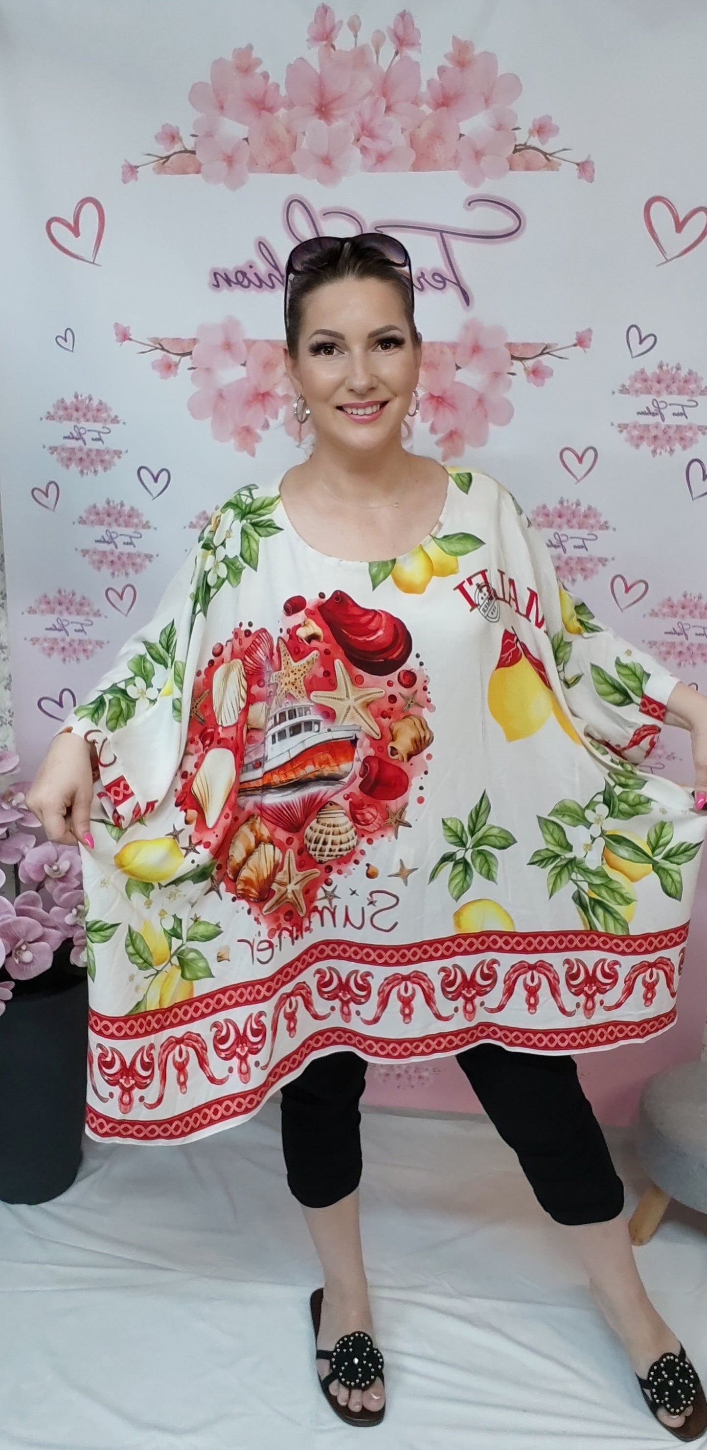 SCARLET BLOOM bőszabású felső (S-XXL)