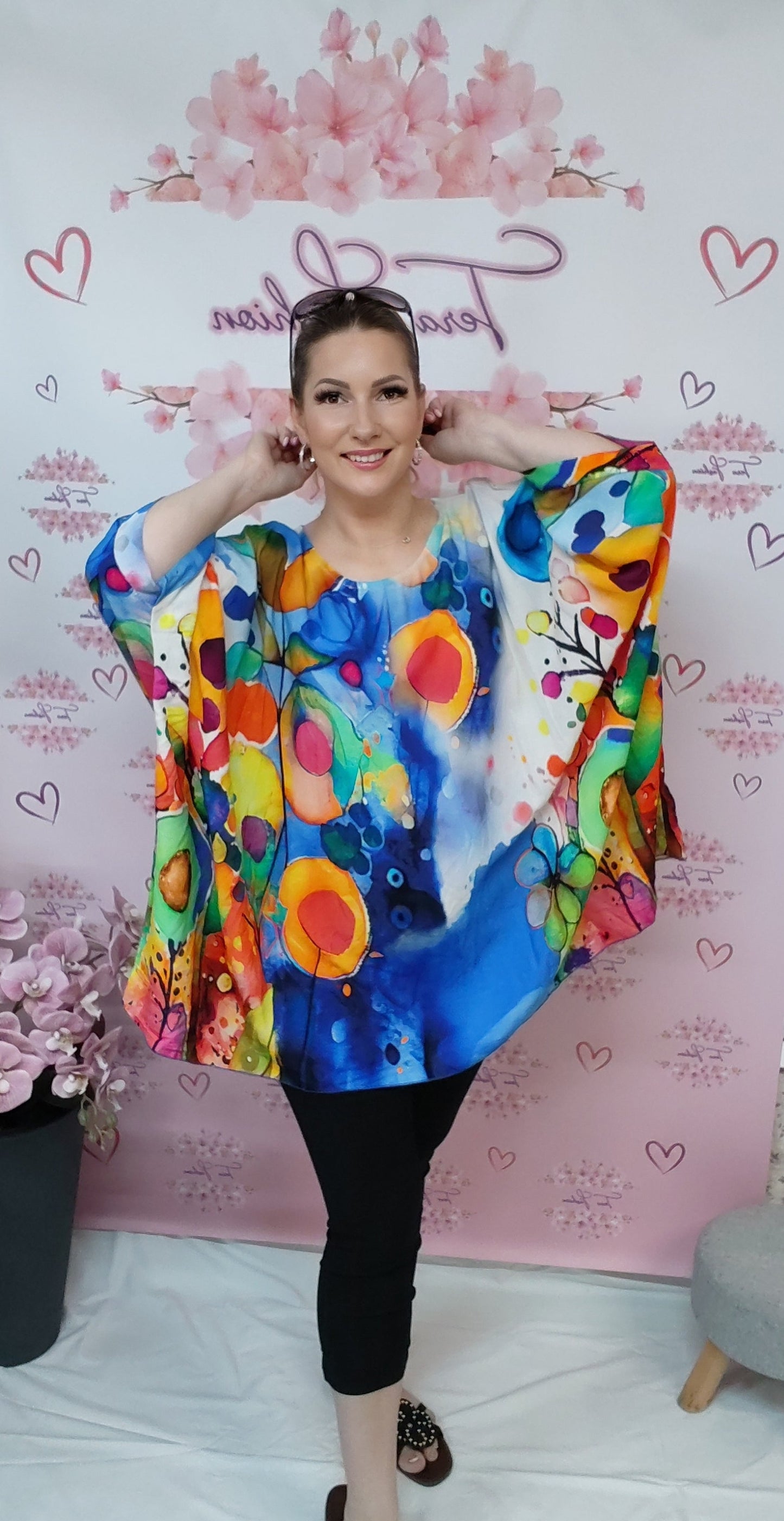 SCARLET BLOOM bőszabású felső (S-XXL)