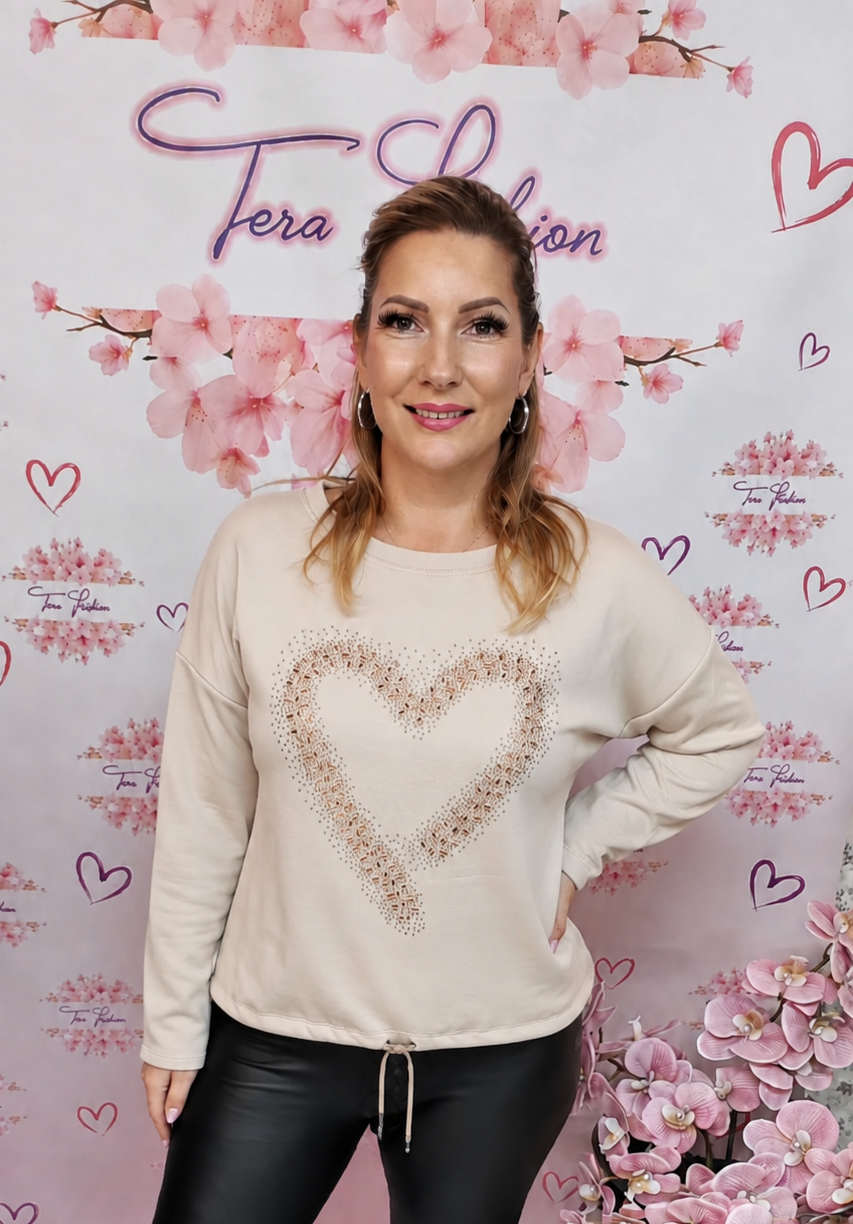 AMORE Strasszköves felső