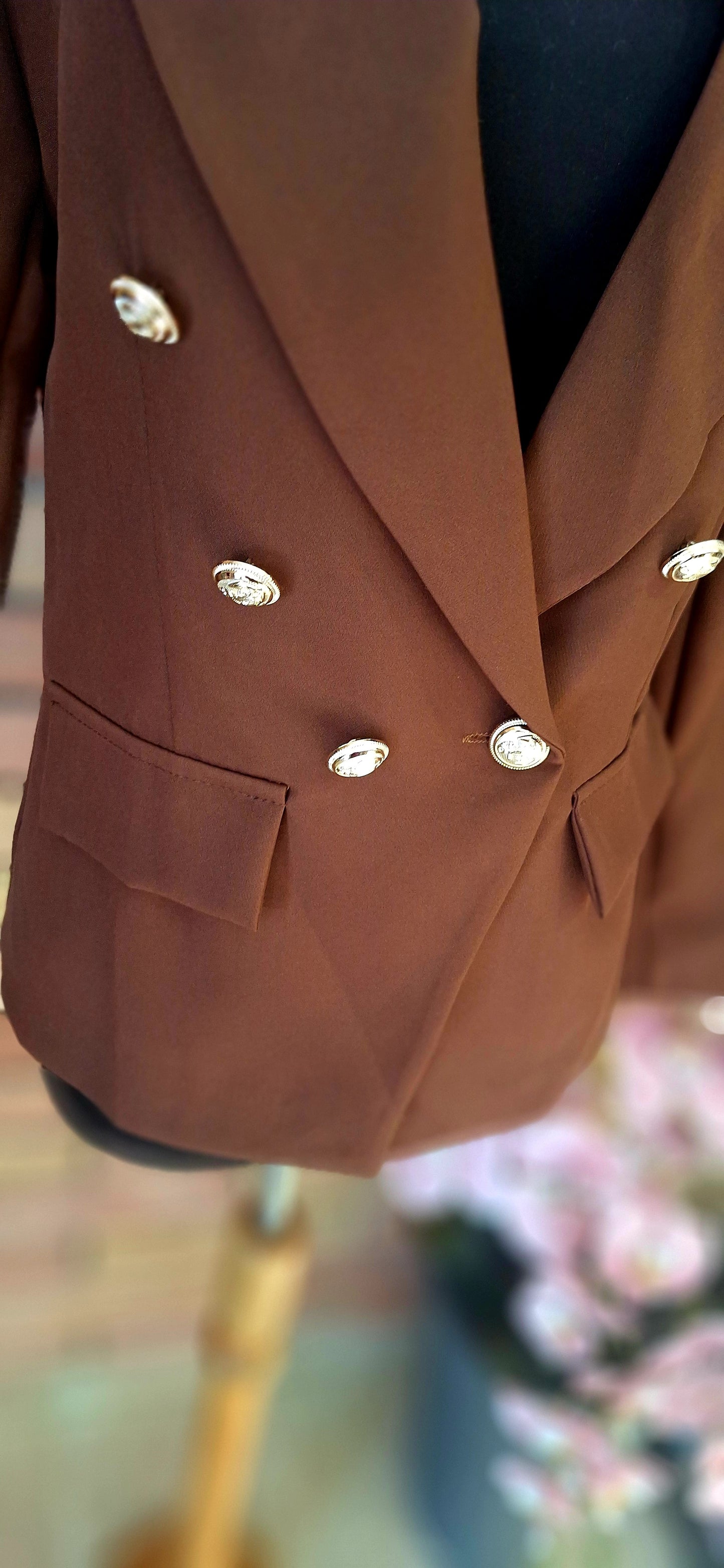 Arany gombos blézer (méretes)