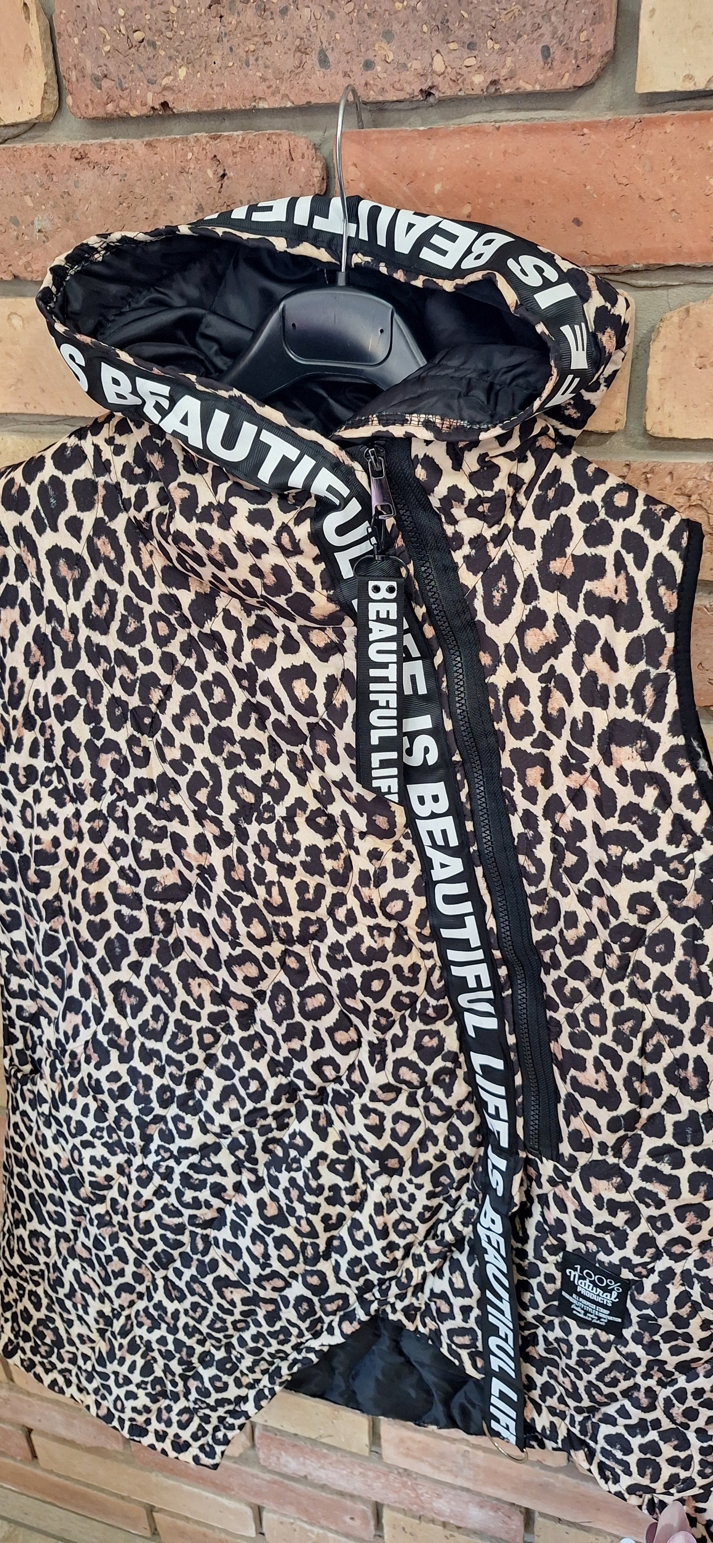Ocelot mintás mellény