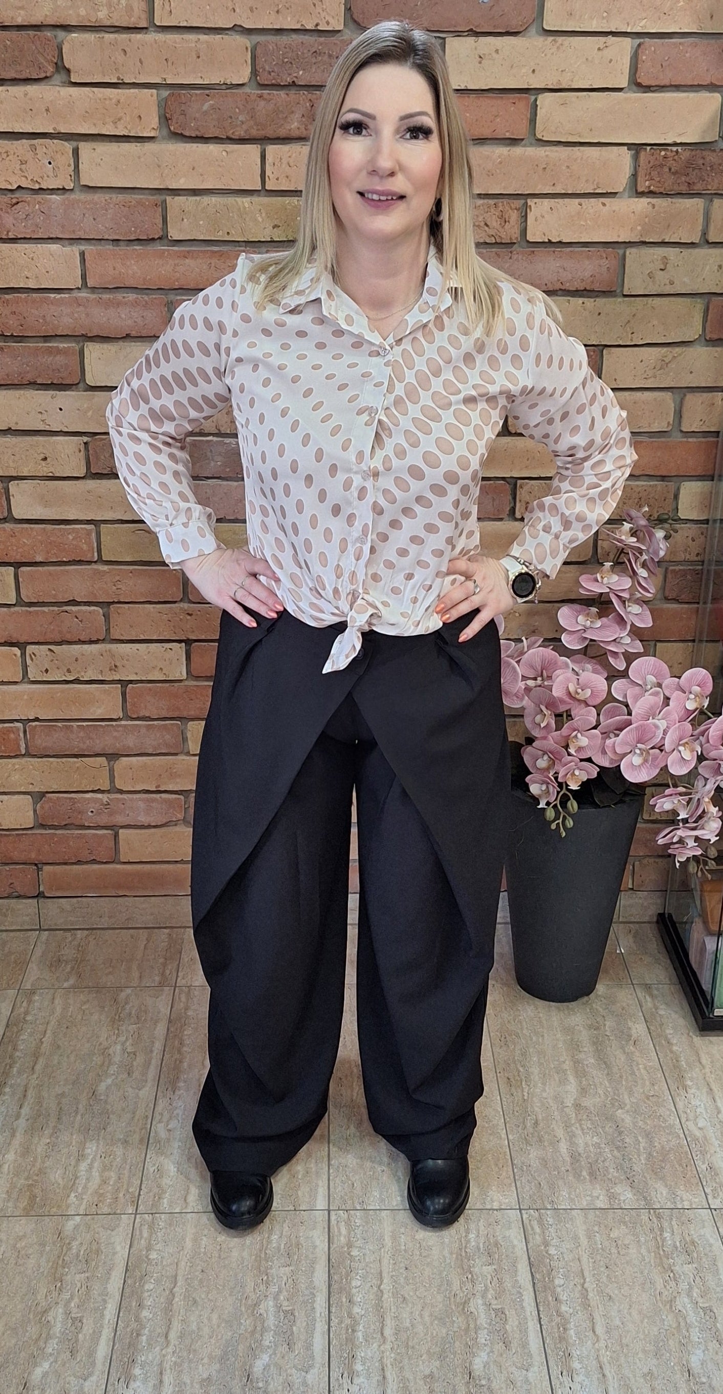 Átlapolt tavaszi nadrág