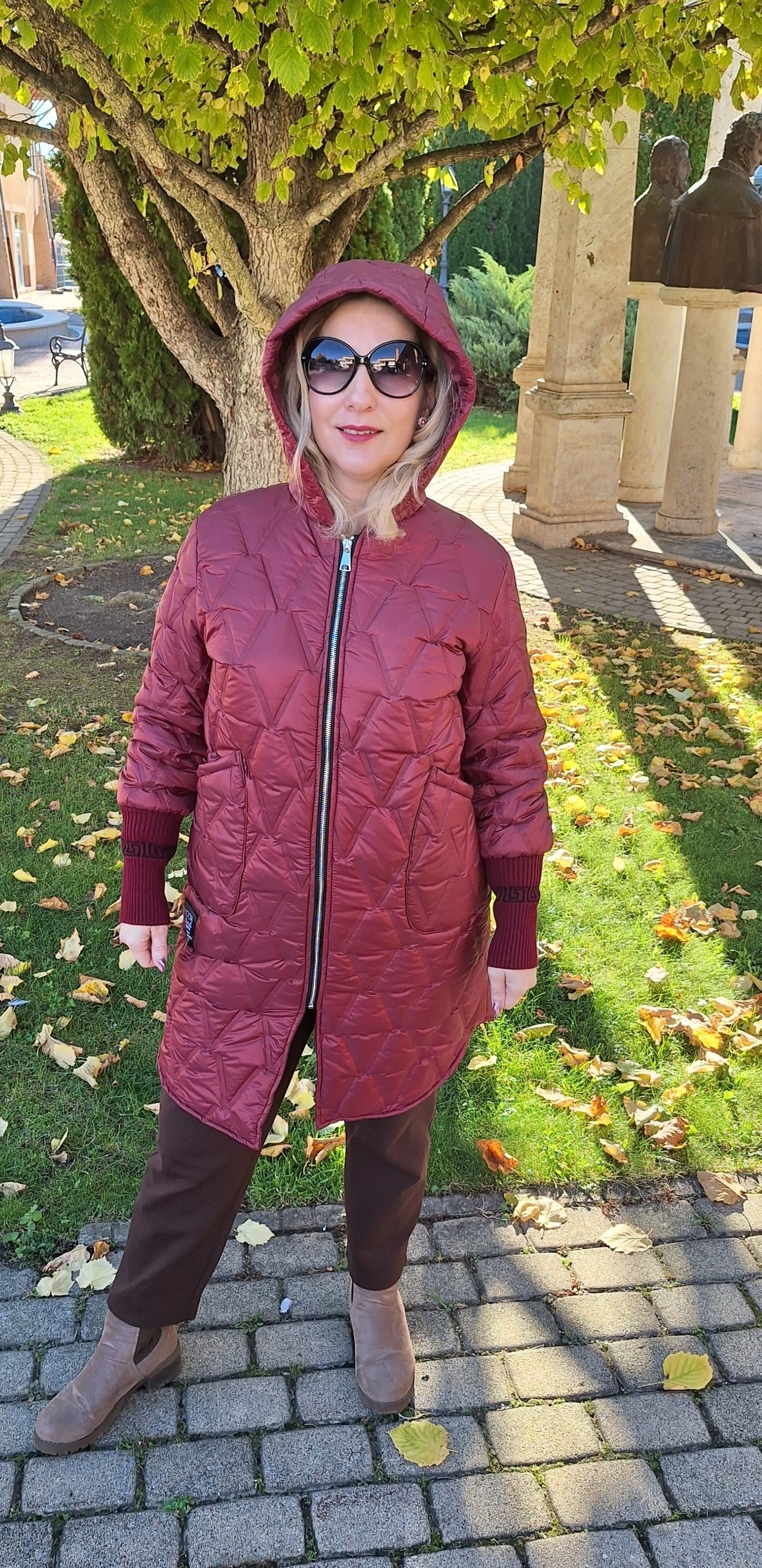 Passzés ujjú kabát