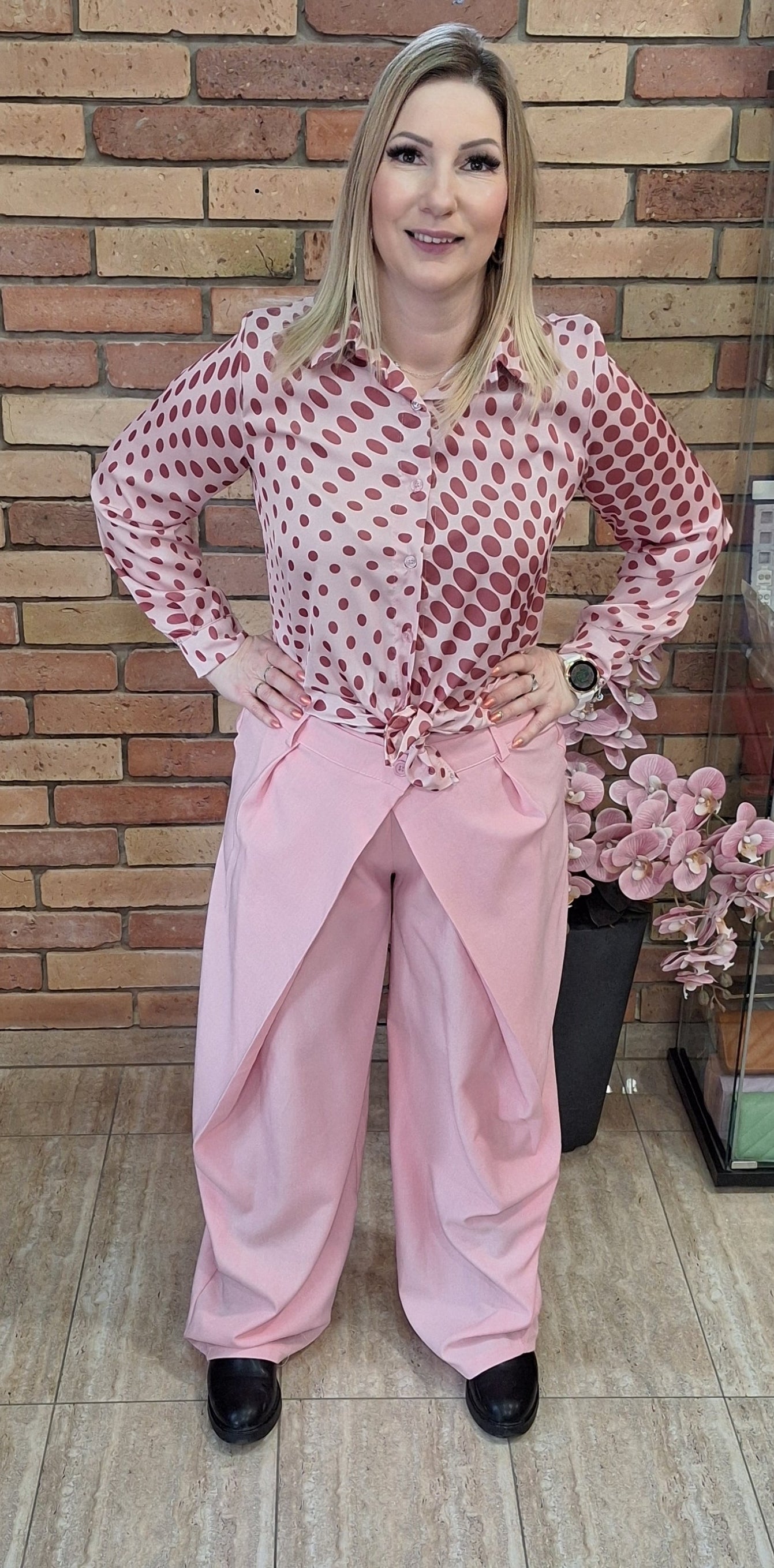 Átlapolt tavaszi nadrág