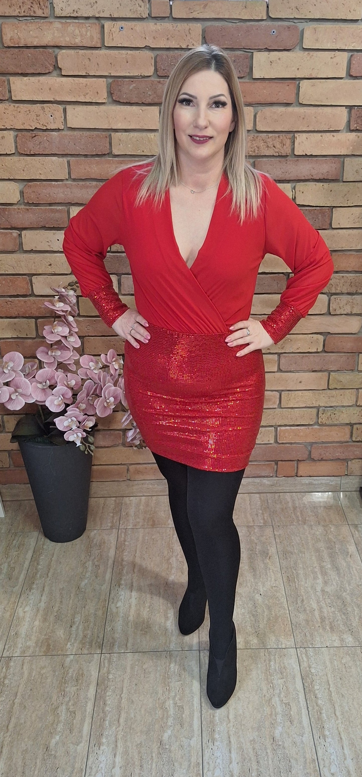 Csillámos alkalmi ruha