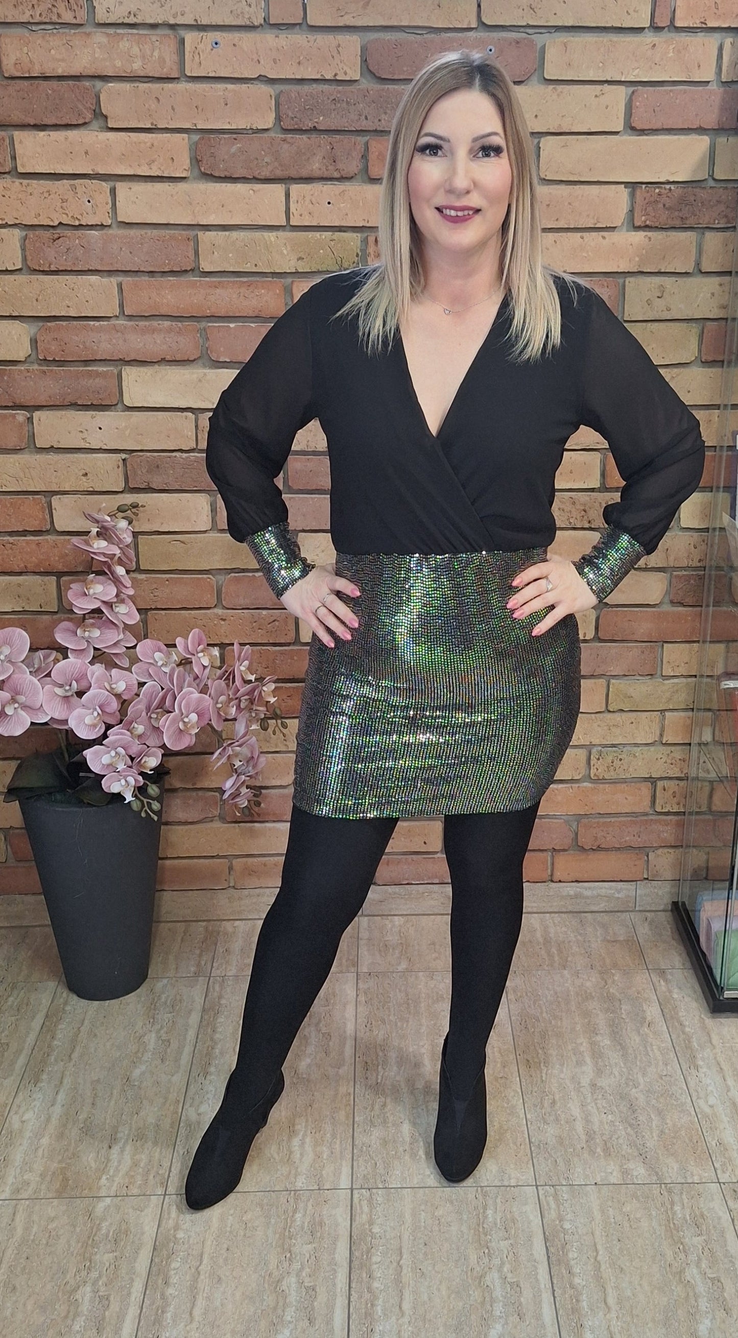 Csillámos alkalmi ruha