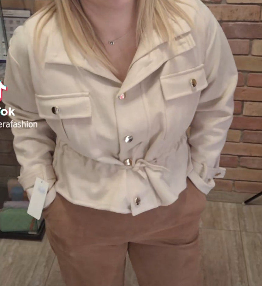 Tavaszi velúr kabátka