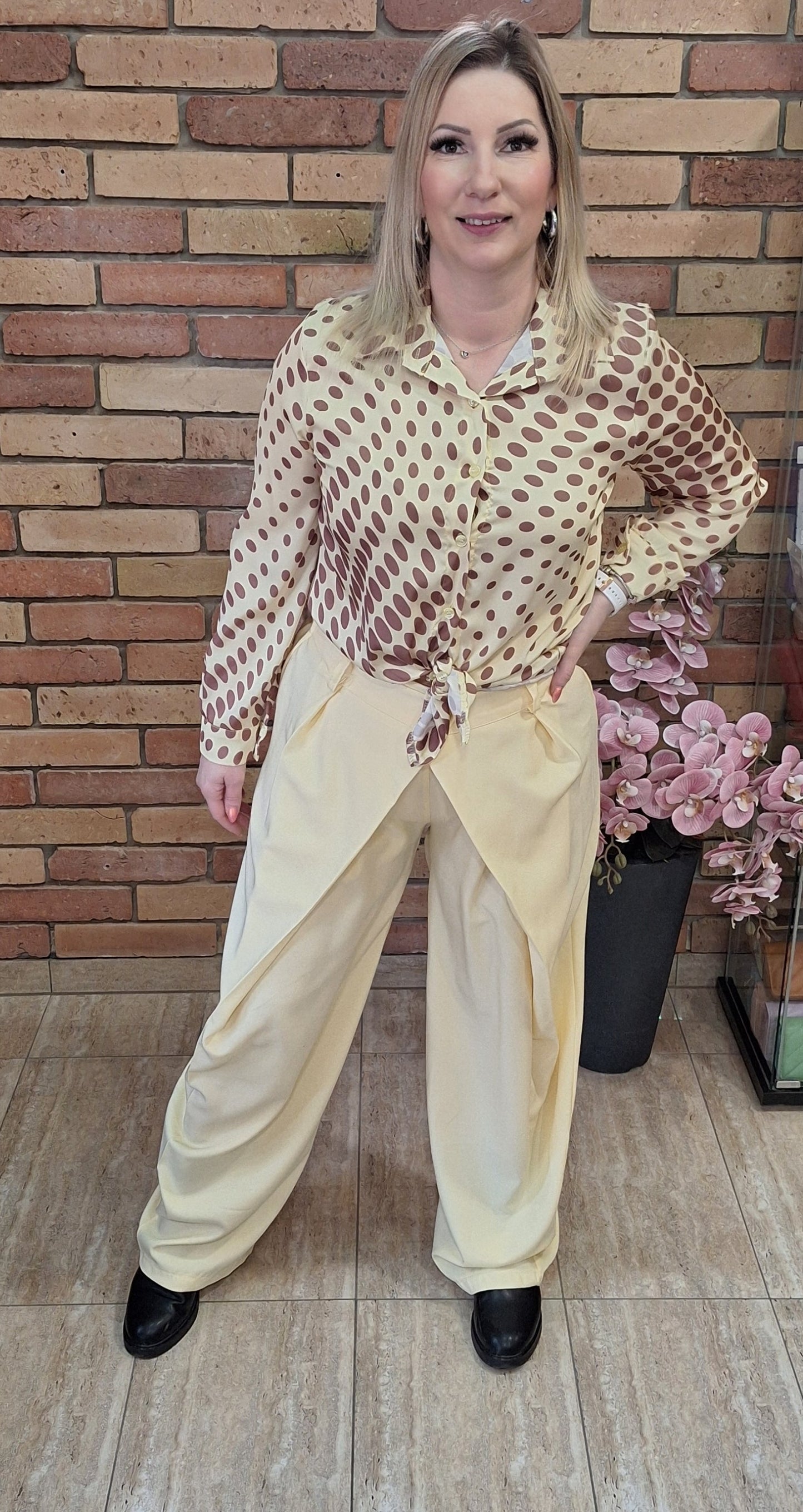 Átlapolt tavaszi nadrág