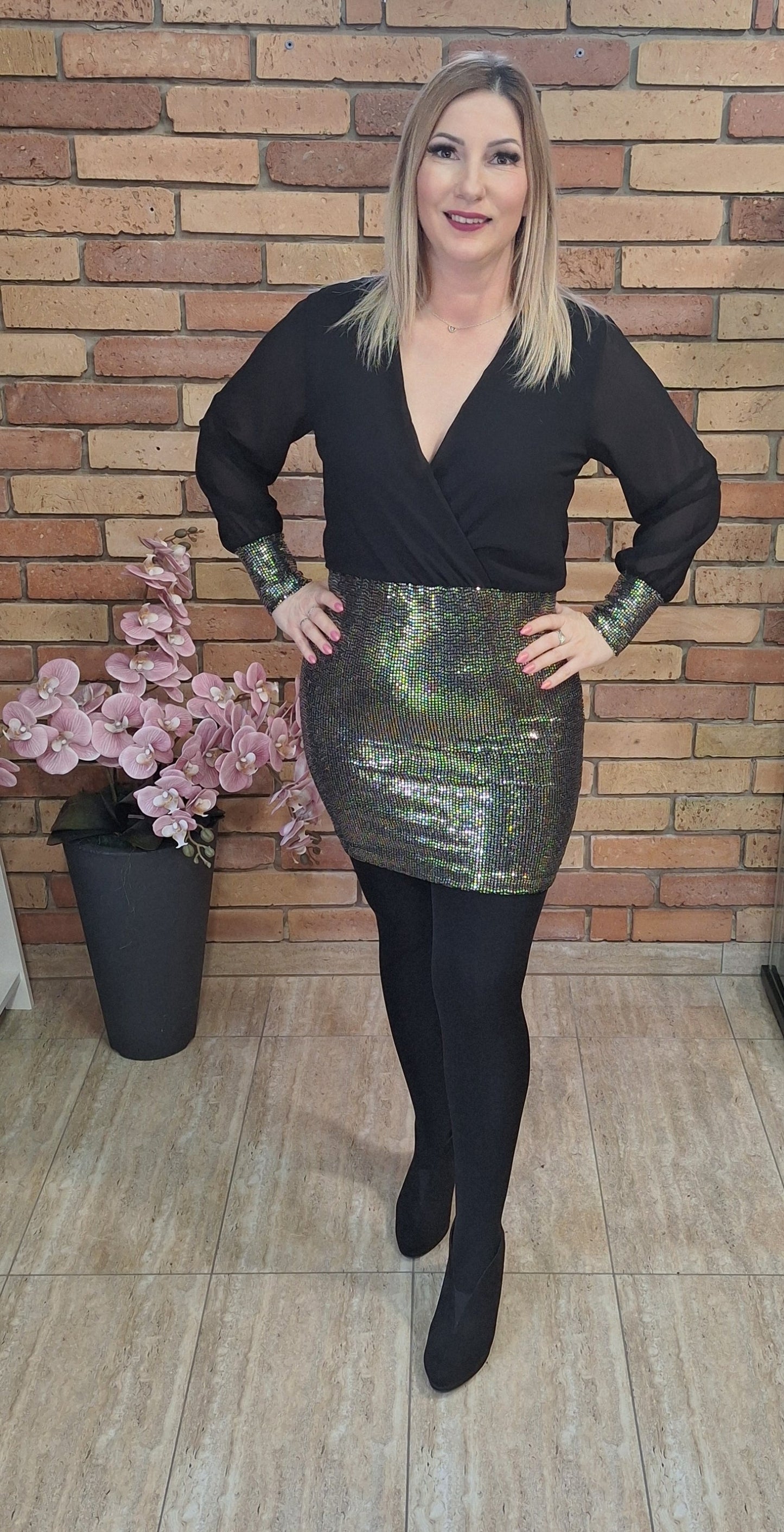 Csillámos alkalmi ruha