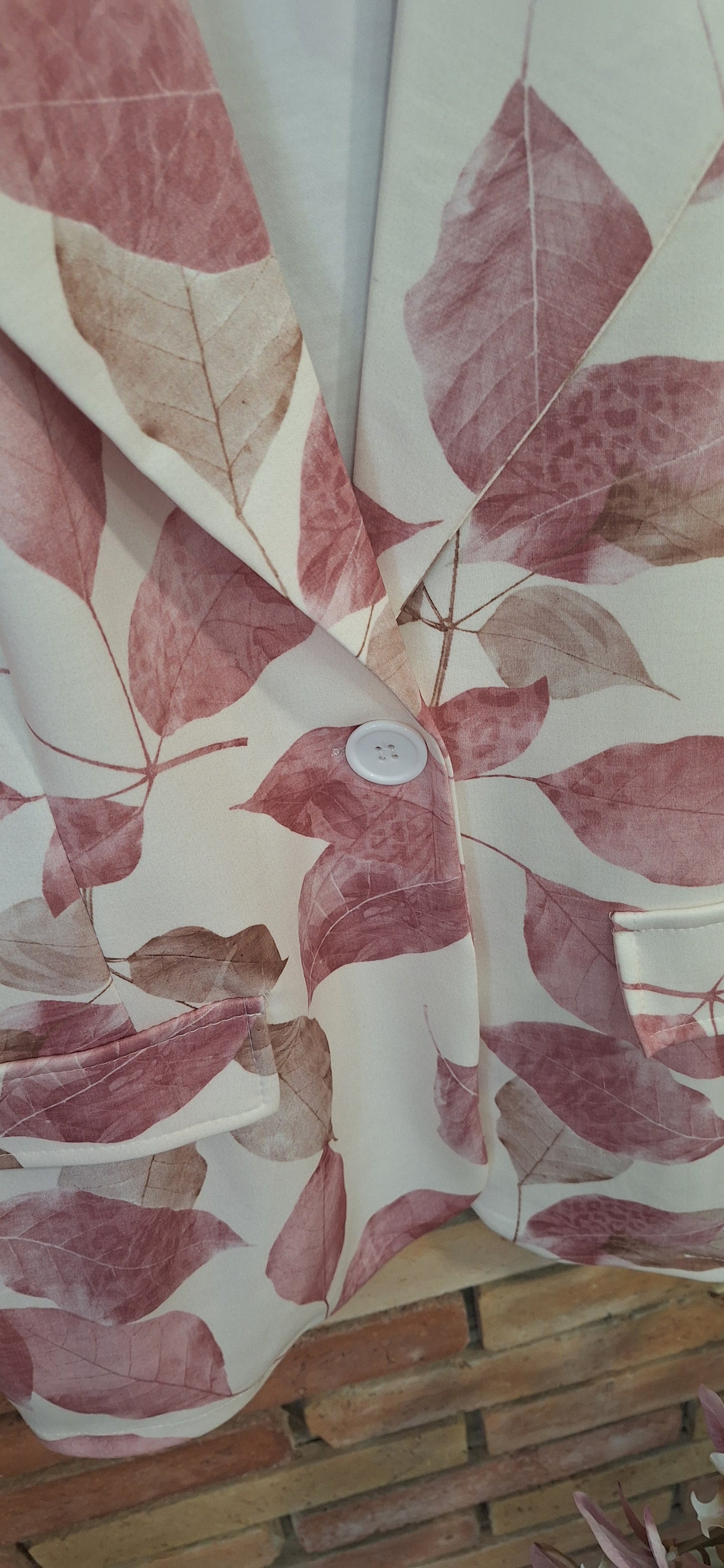 Pamut mintás blézer (M-XXL)