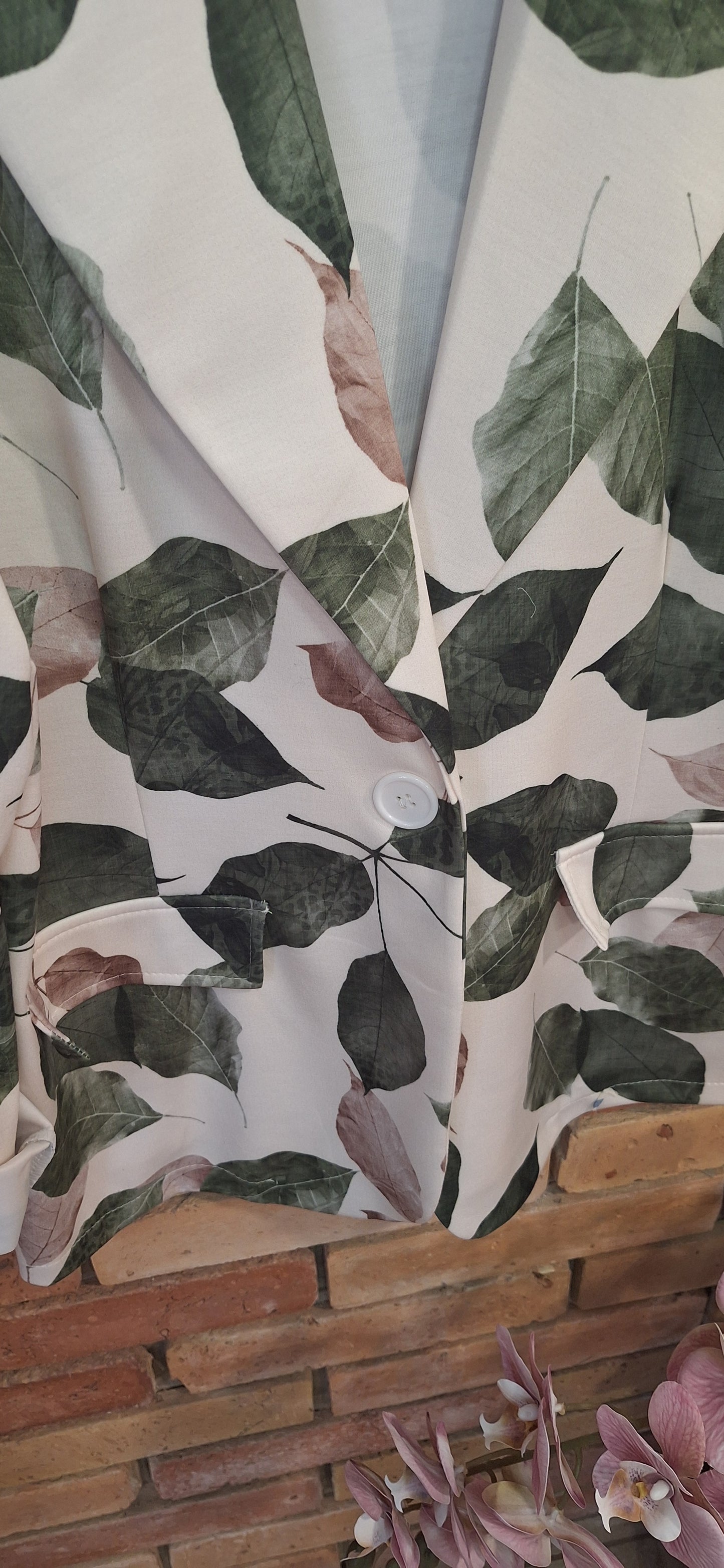 Pamut mintás blézer (M-XXL)