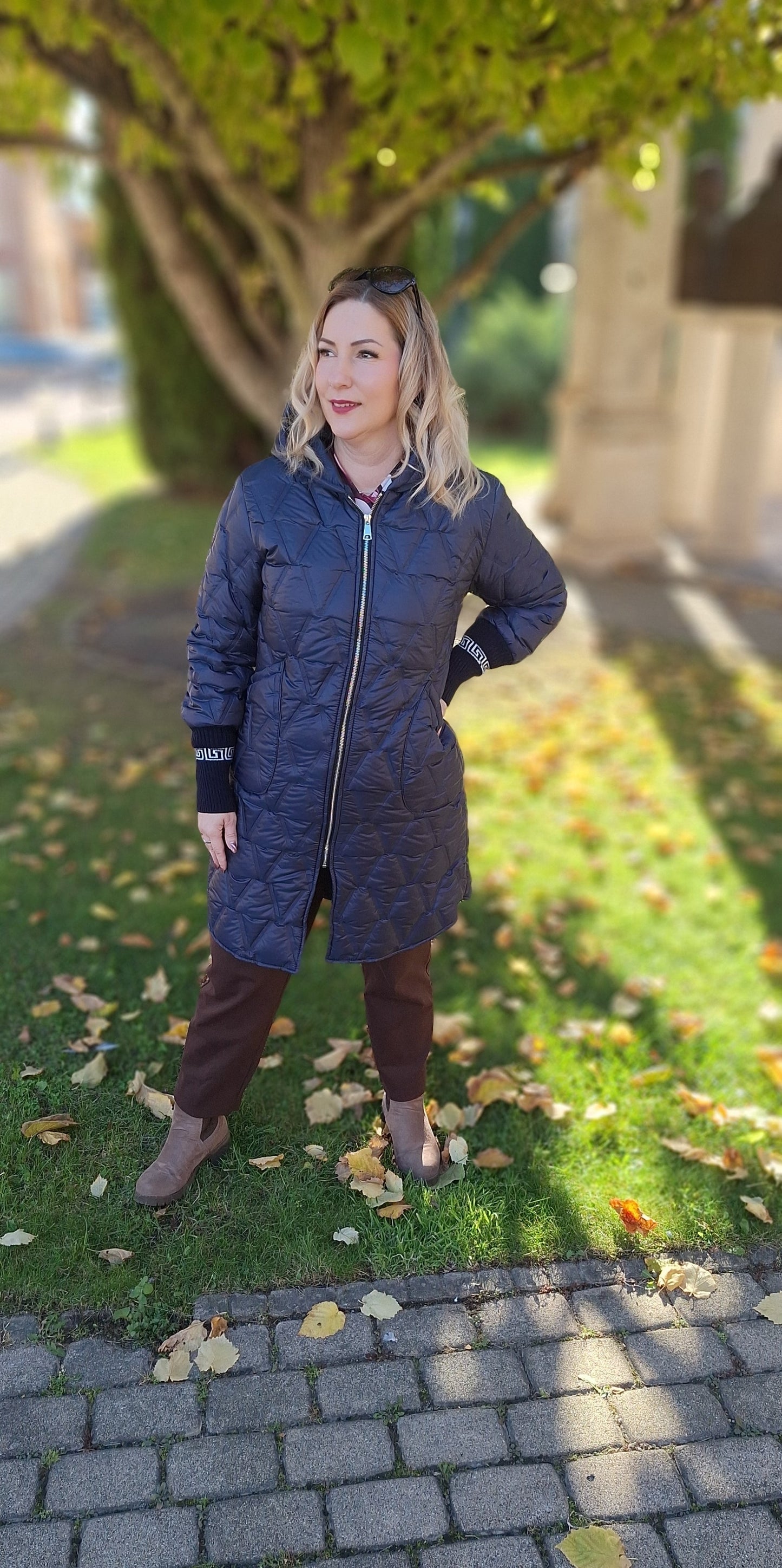 Passzés ujjú kabát