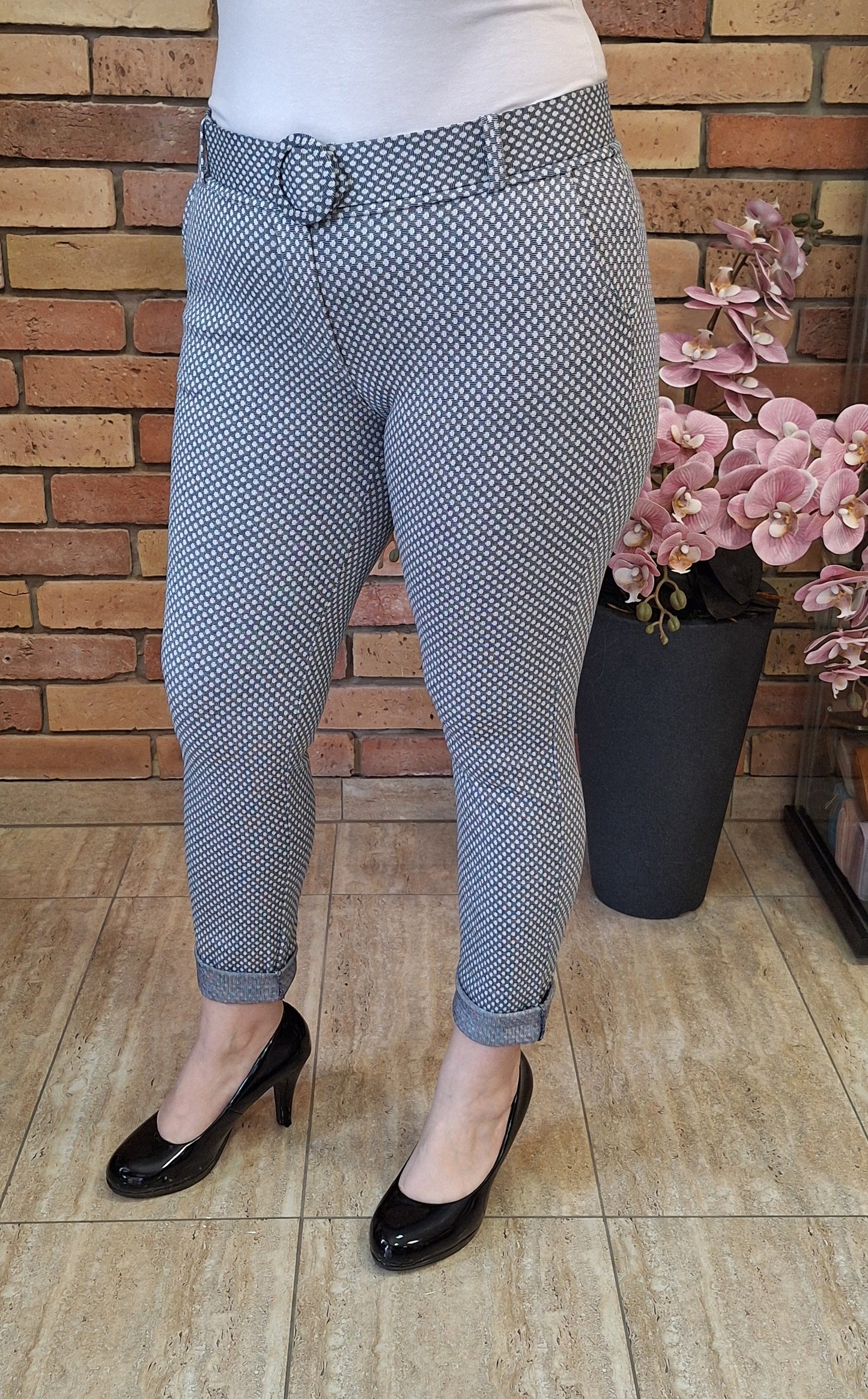 Pamut, mintás nadrág