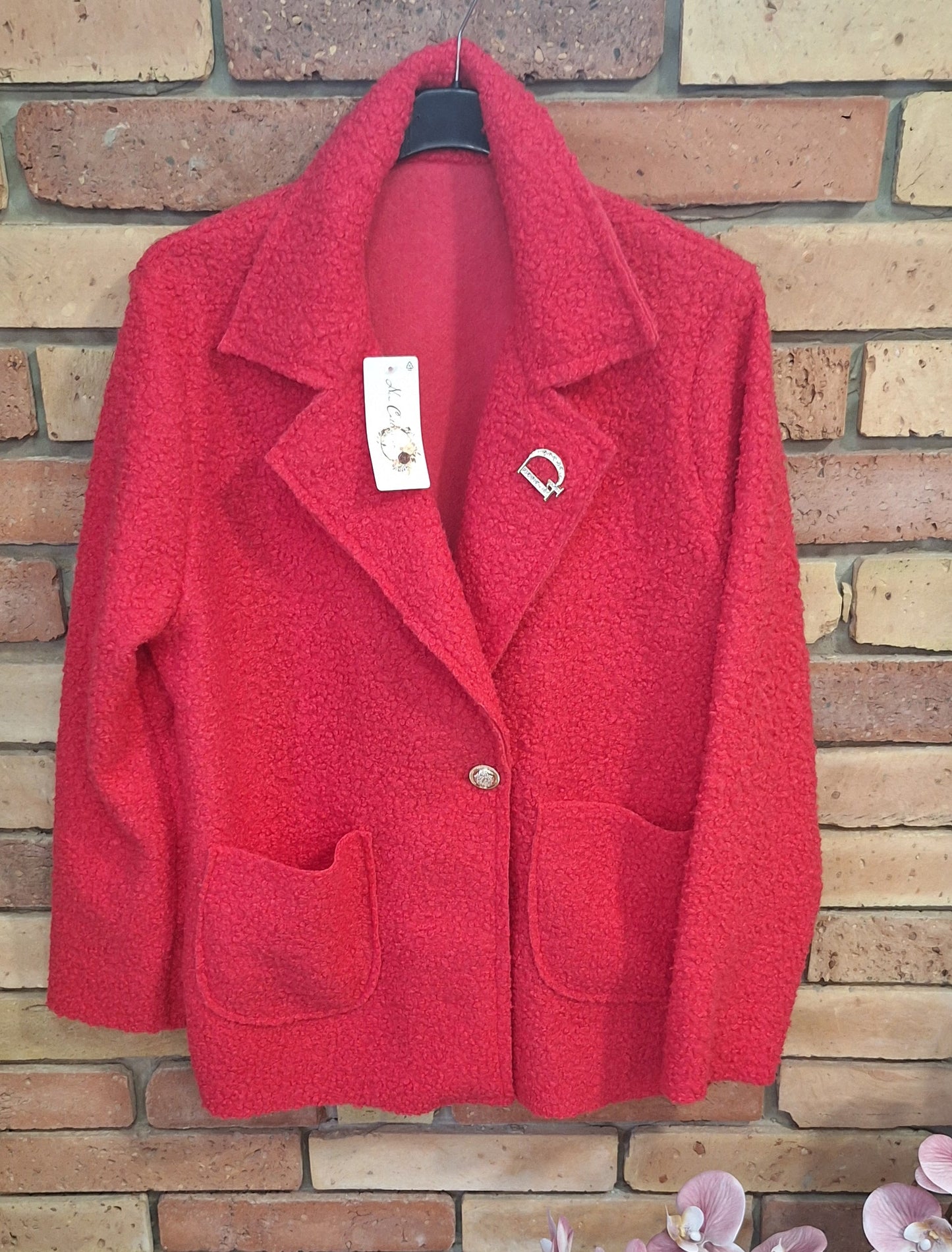 Rövid buklé kabát