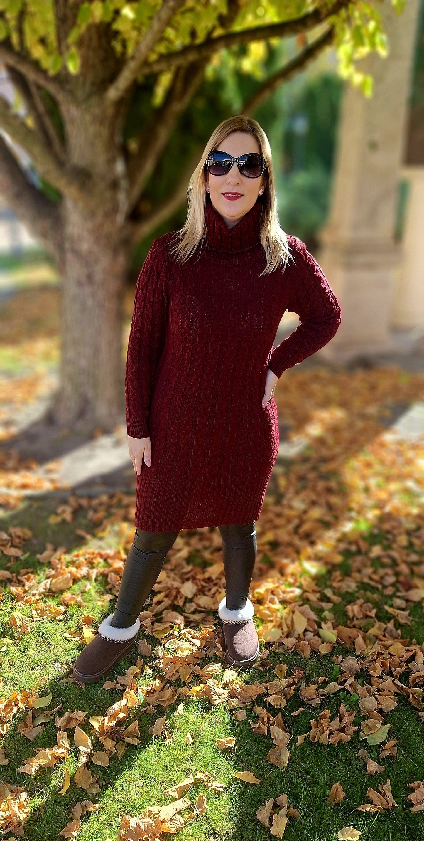 Kötött garbós tunika