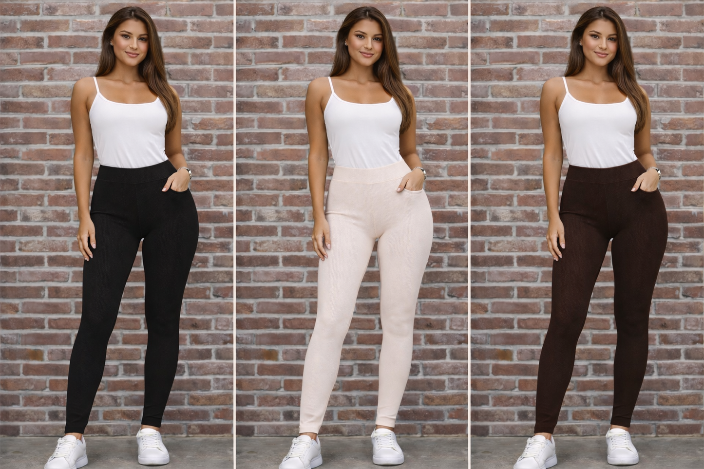 Bordázott leggings