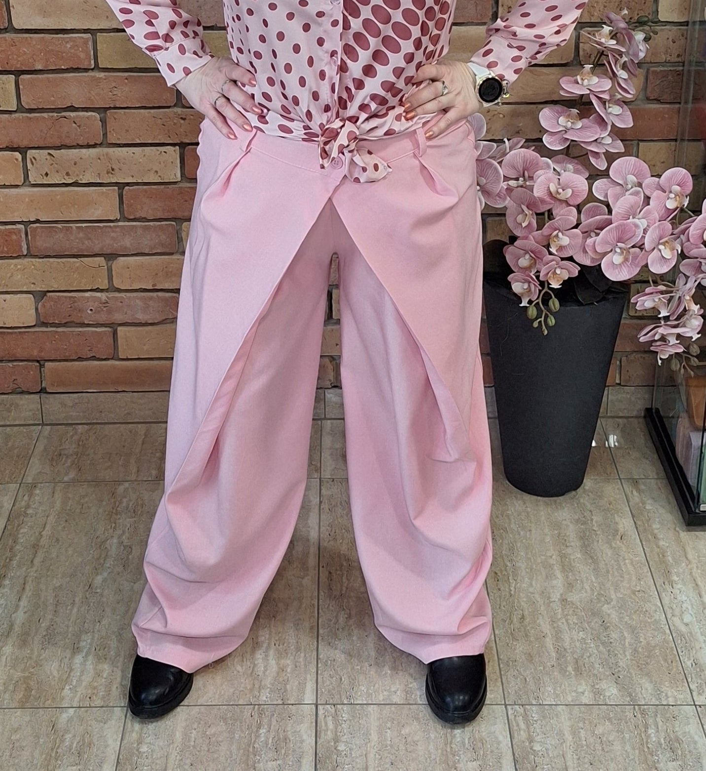 Átlapolt tavaszi nadrág