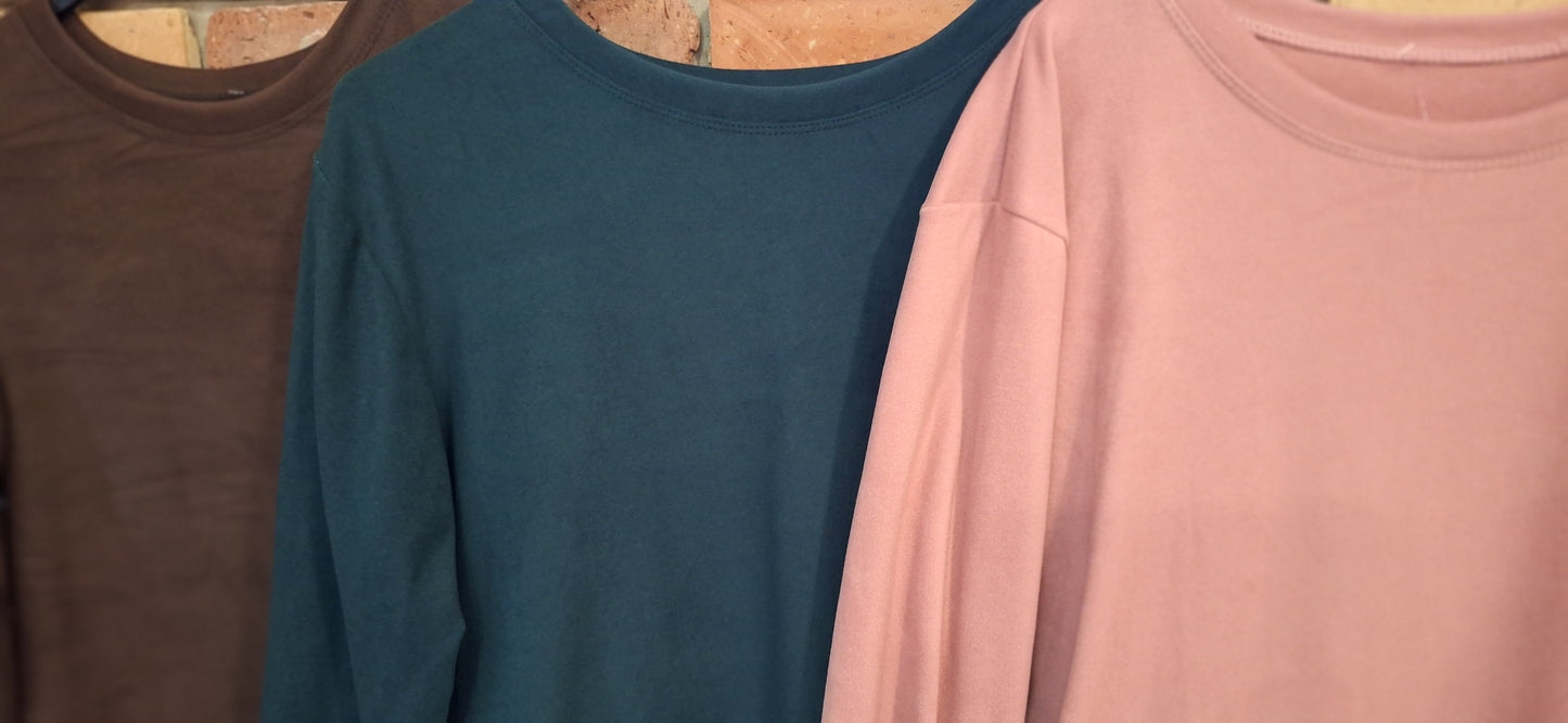 Egyszínű polár tunika