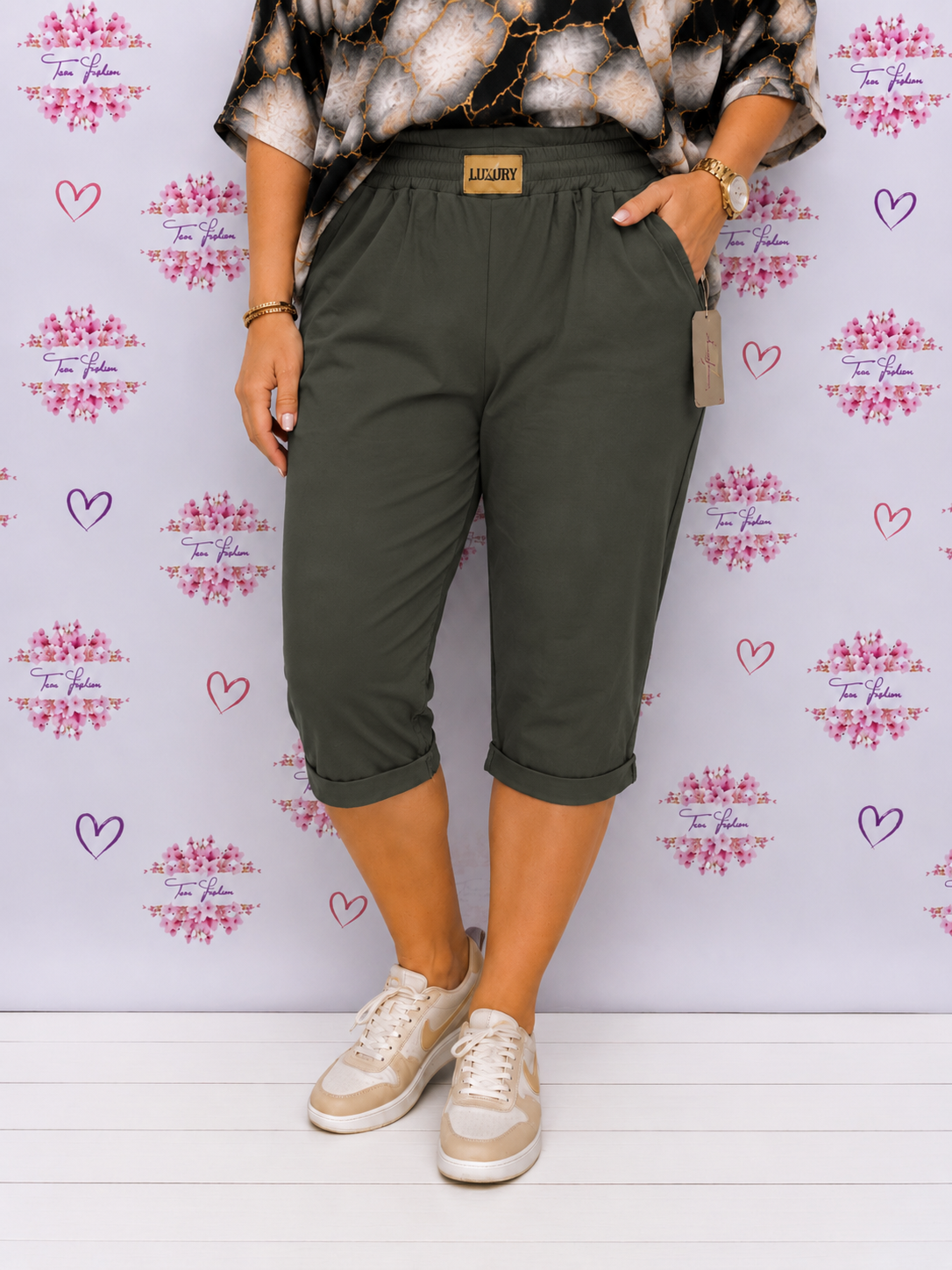 ZARA Rugalmas térd nadrág (L-XL-XXL)