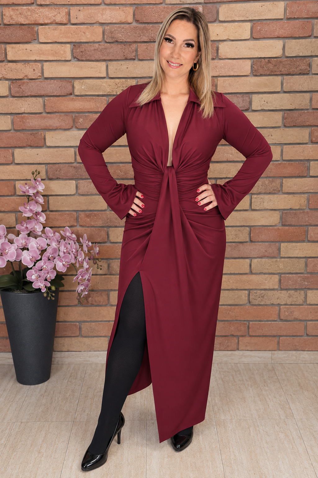 ELORA elegáns maxi ruha