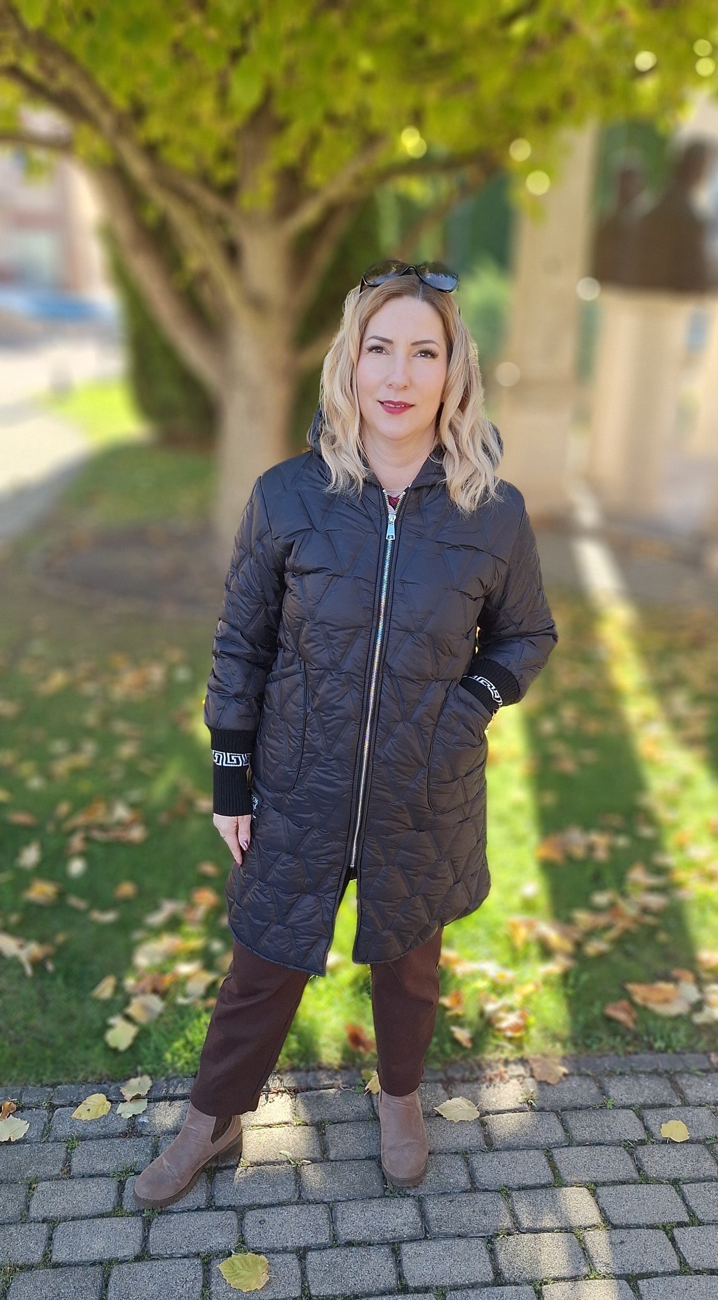 Passzés ujjú kabát