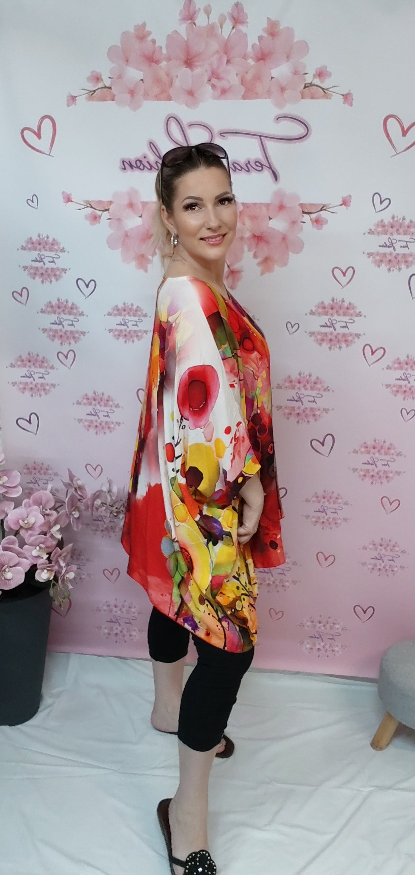 SCARLET BLOOM bőszabású felső (S-XXL)