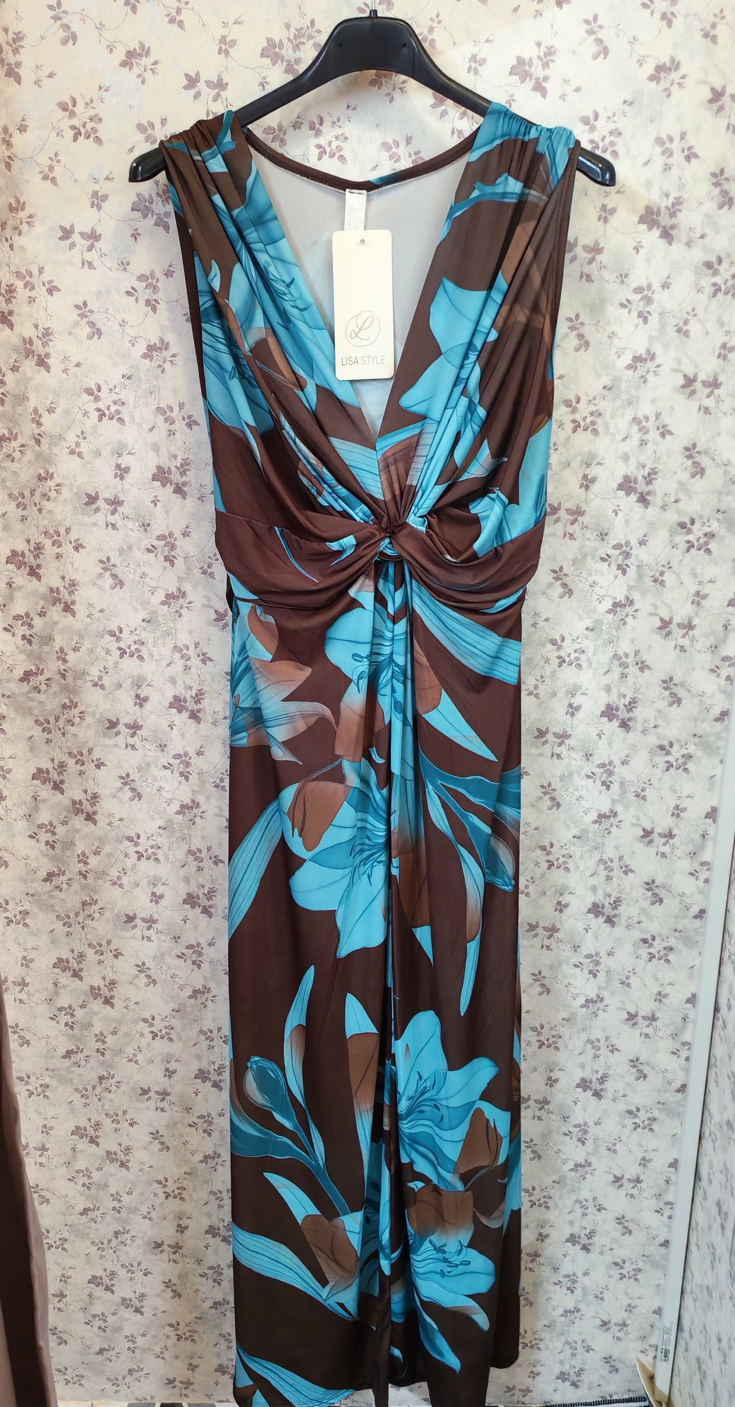 MIRELLA Csavart maxi ruha