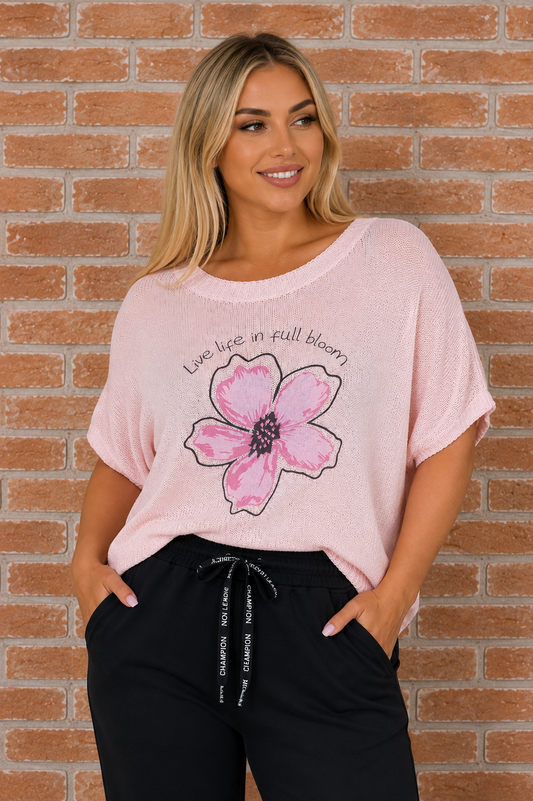 MAGNOLIA BLOOM Kötött mintás felső