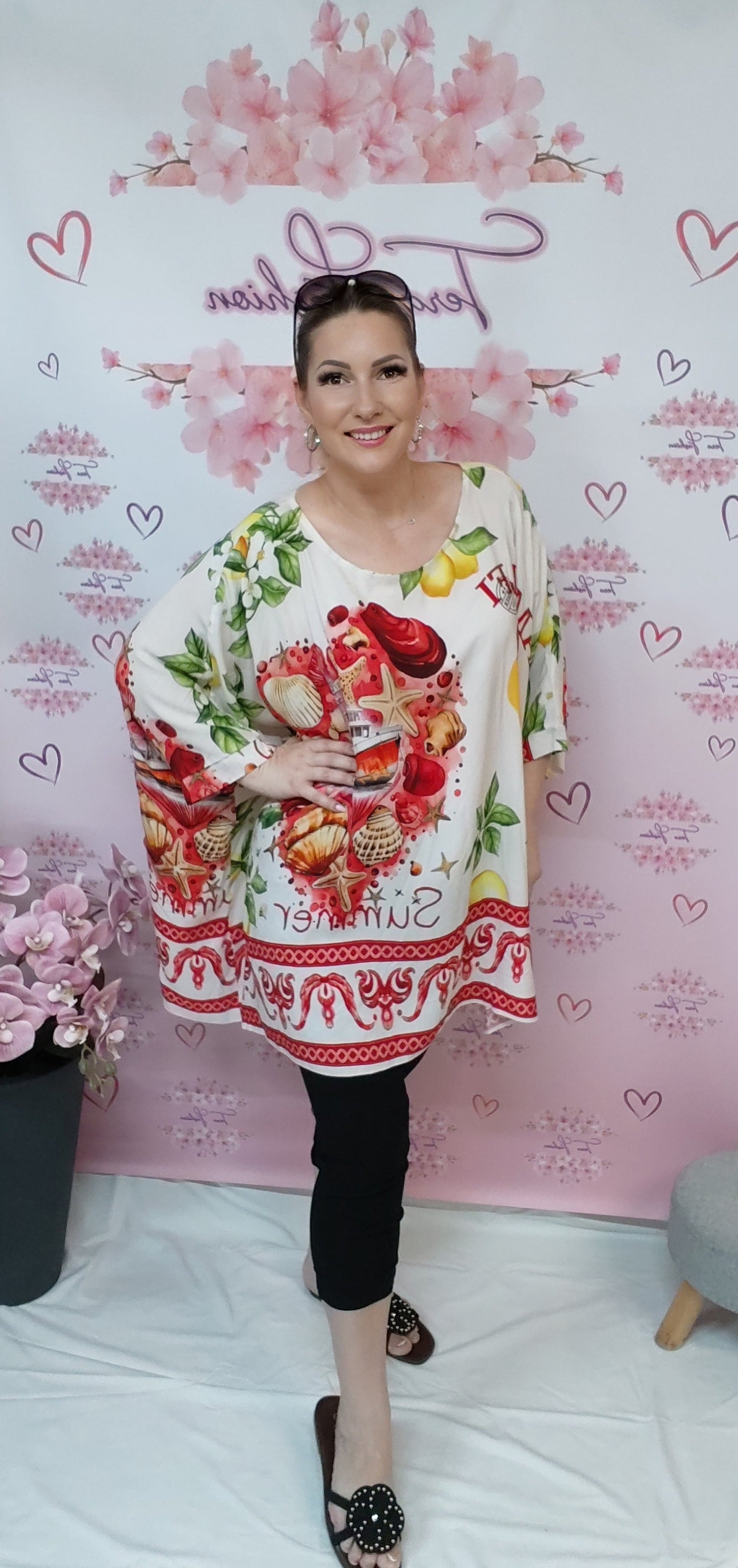 SCARLET BLOOM bőszabású felső (S-XXL)