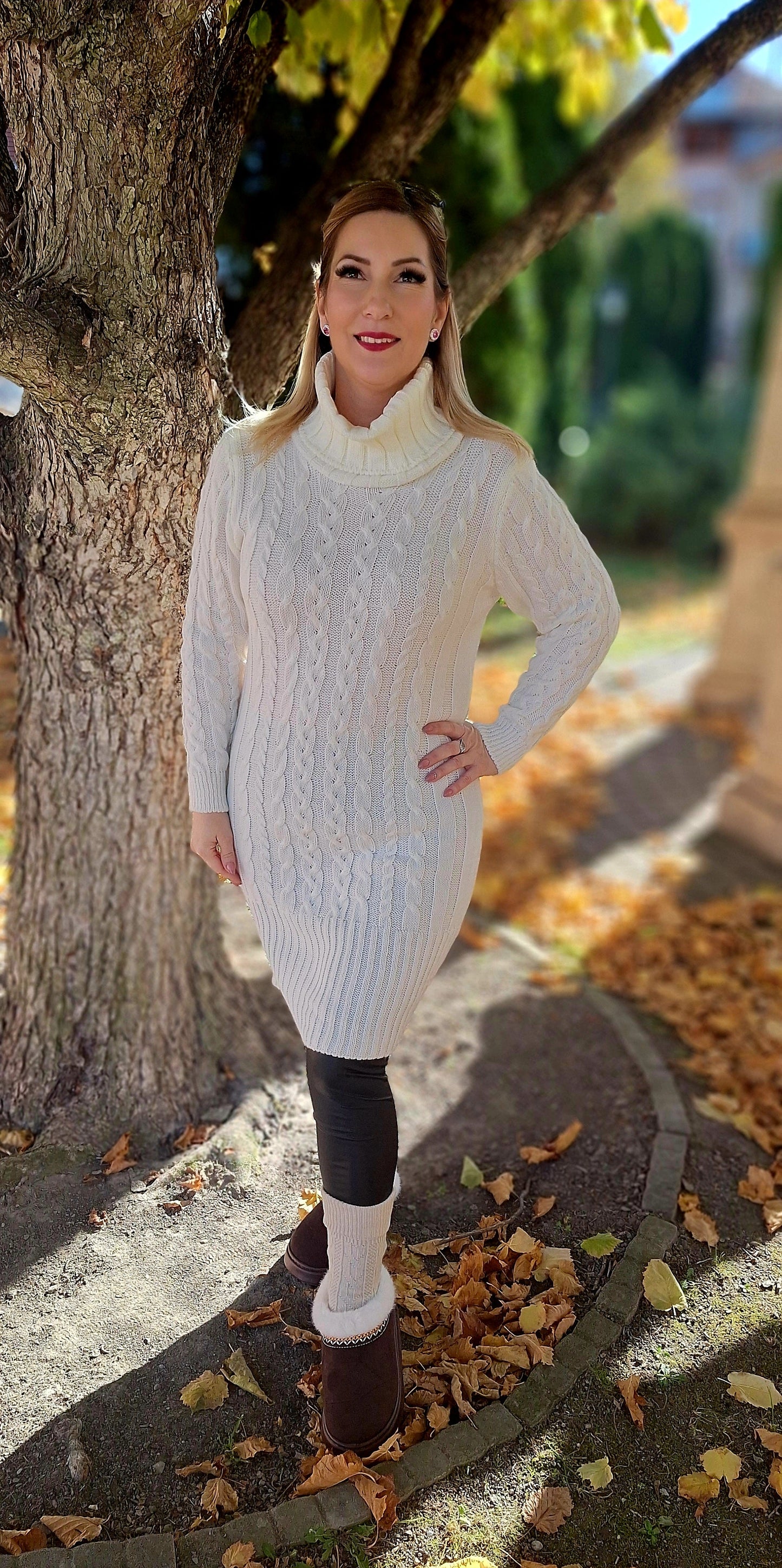 Kötött garbós tunika