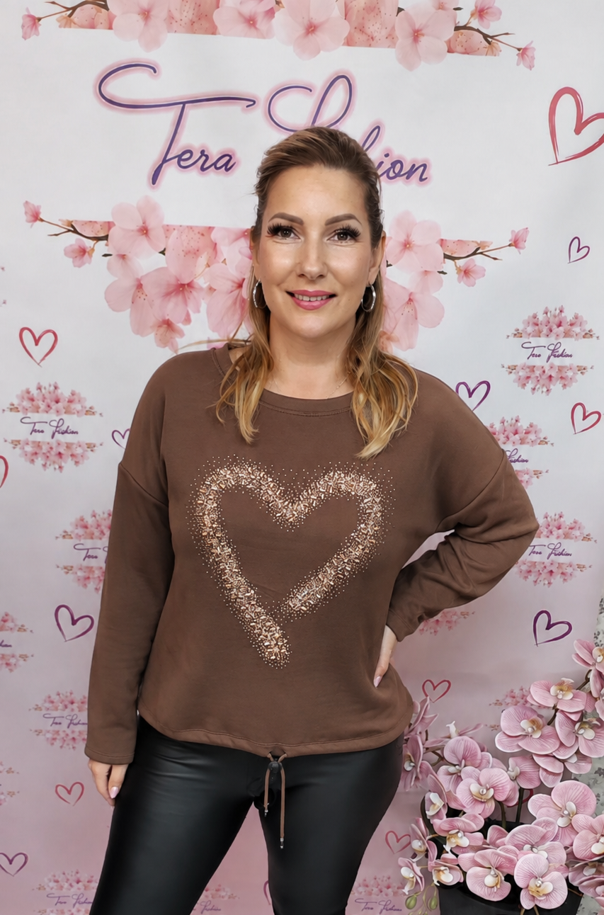 AMORE Strasszköves felső