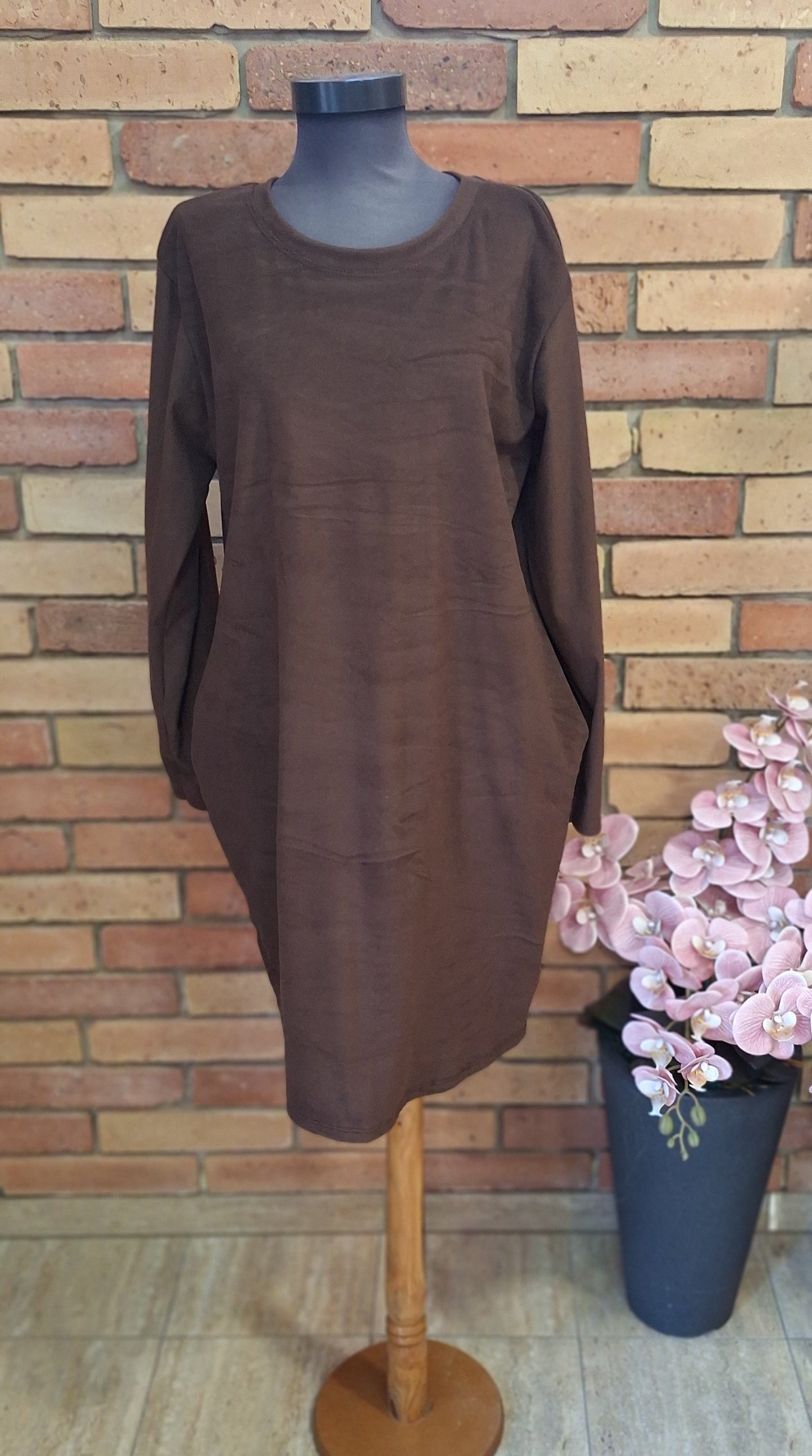 Egyszínű polár tunika