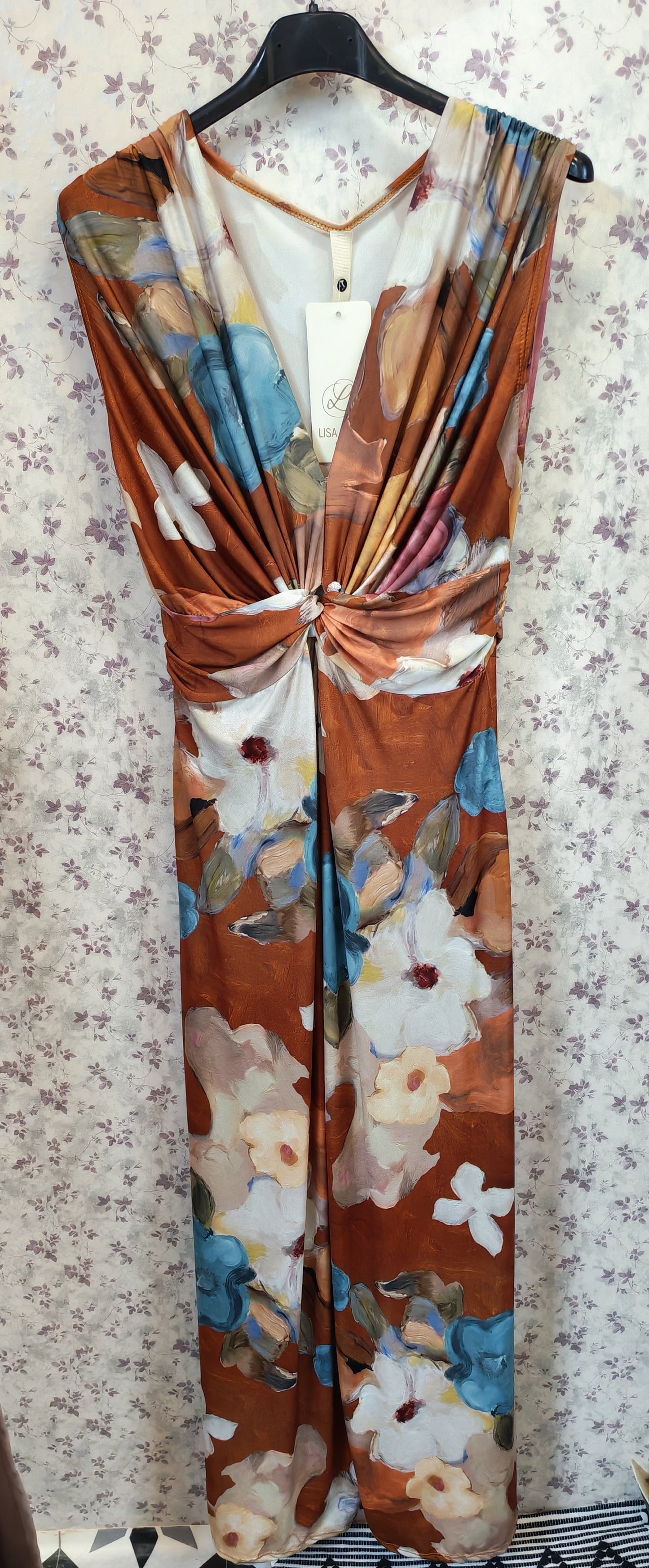 MIRELLA Csavart maxi ruha
