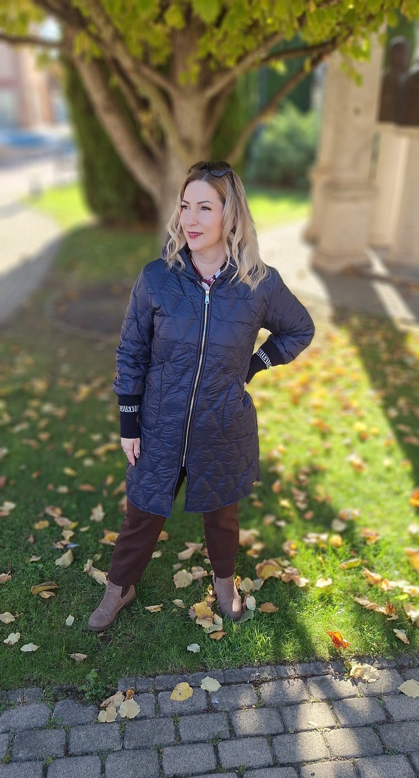 Passzés ujjú kabát