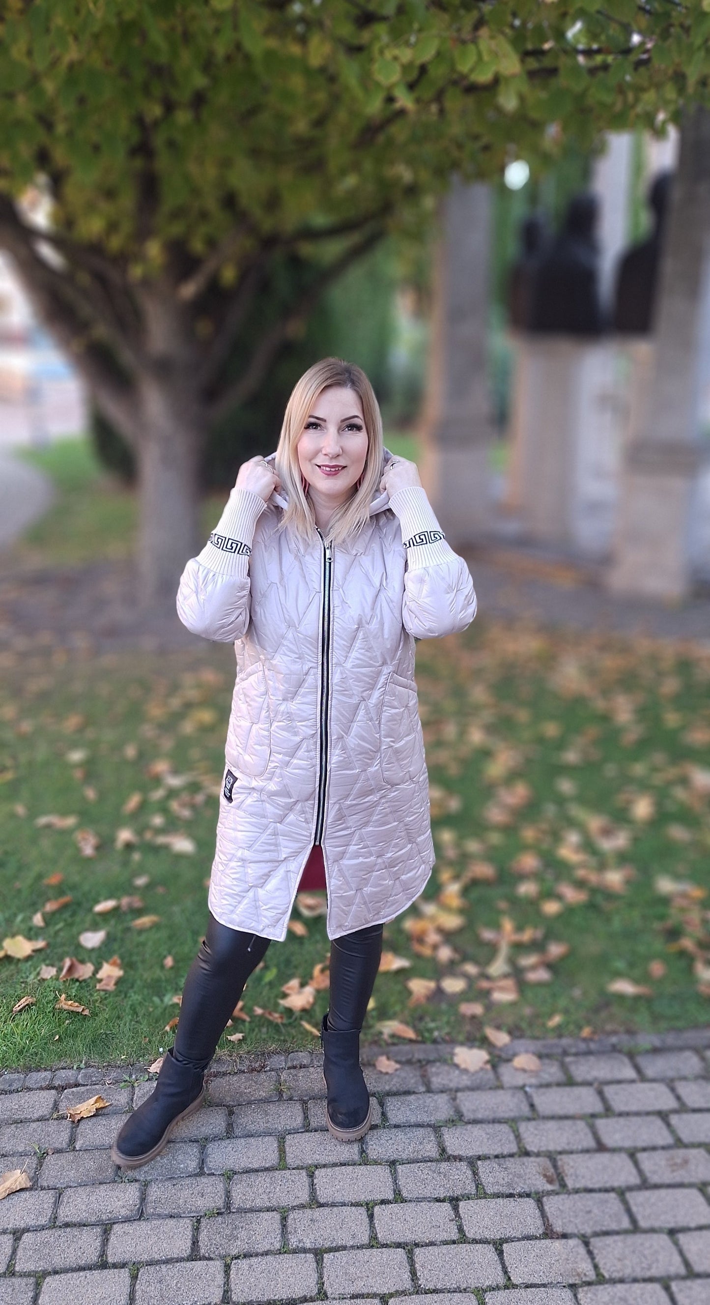 Passzés ujjú kabát