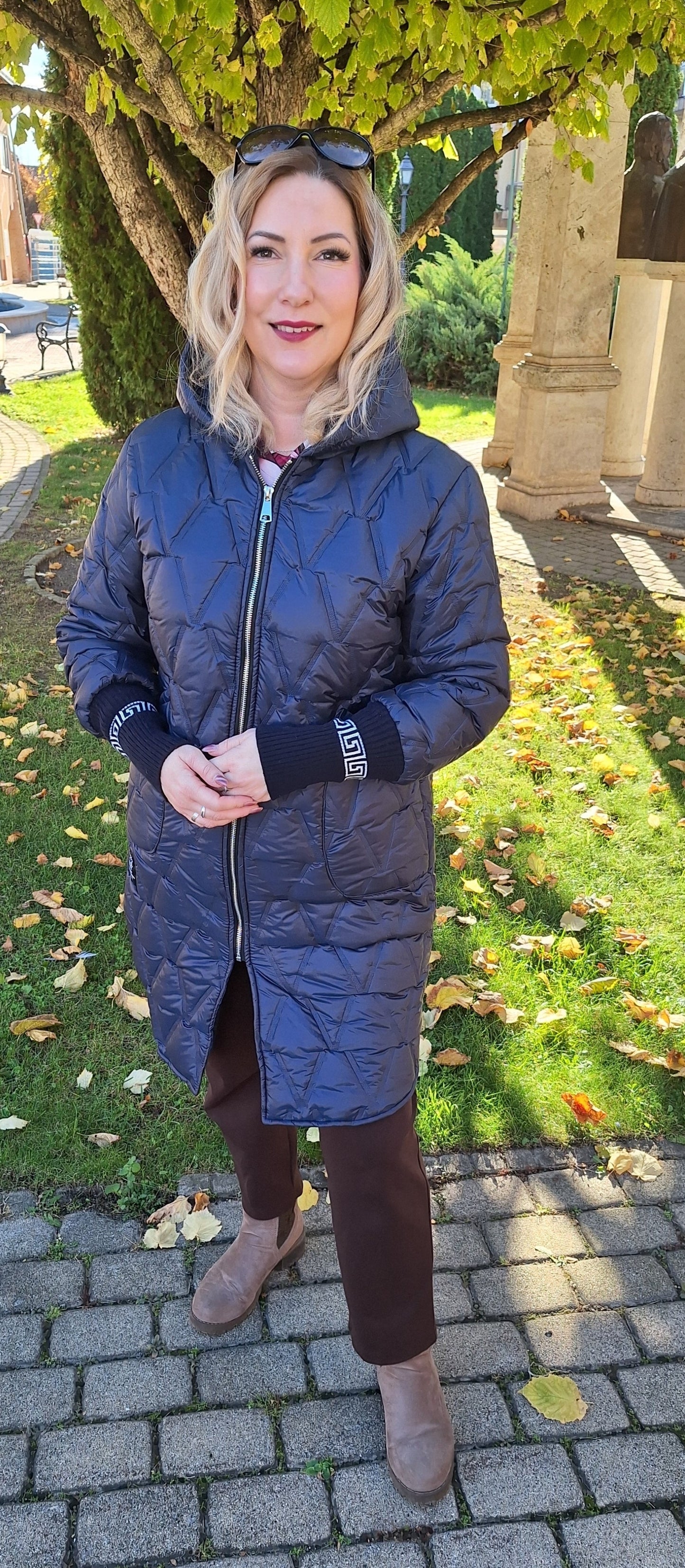 Passzés ujjú kabát